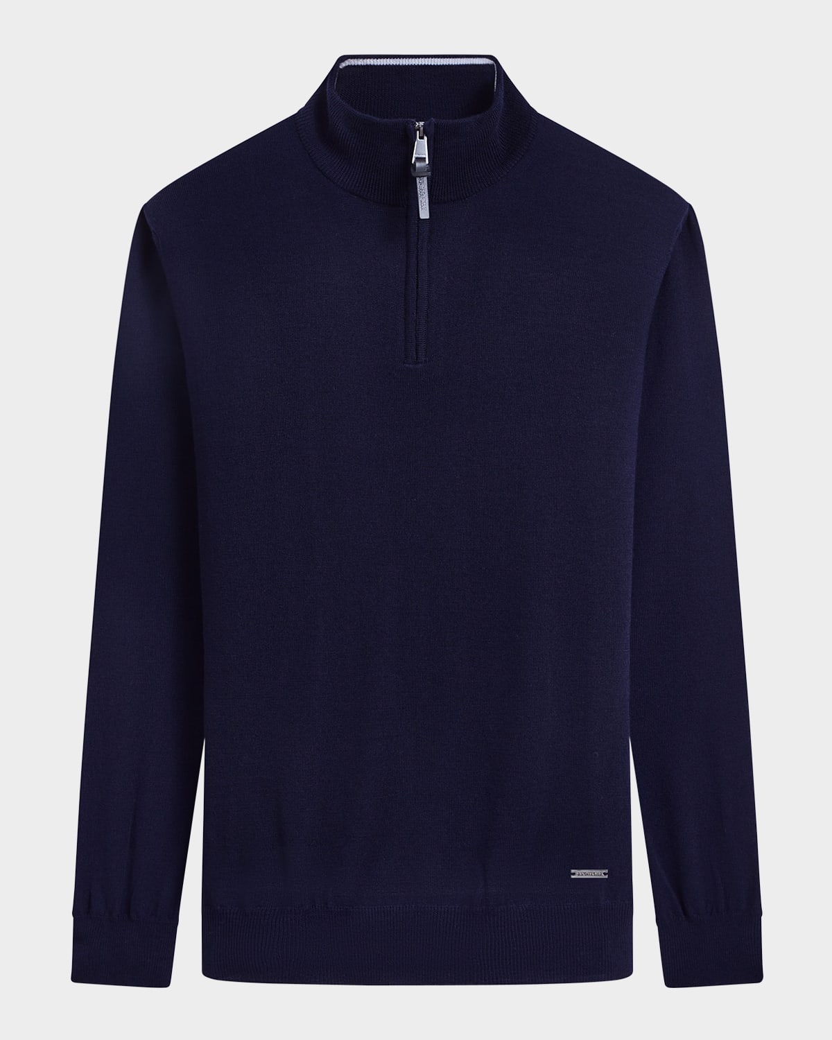 Men's Wool Quarter-Zip Sweater