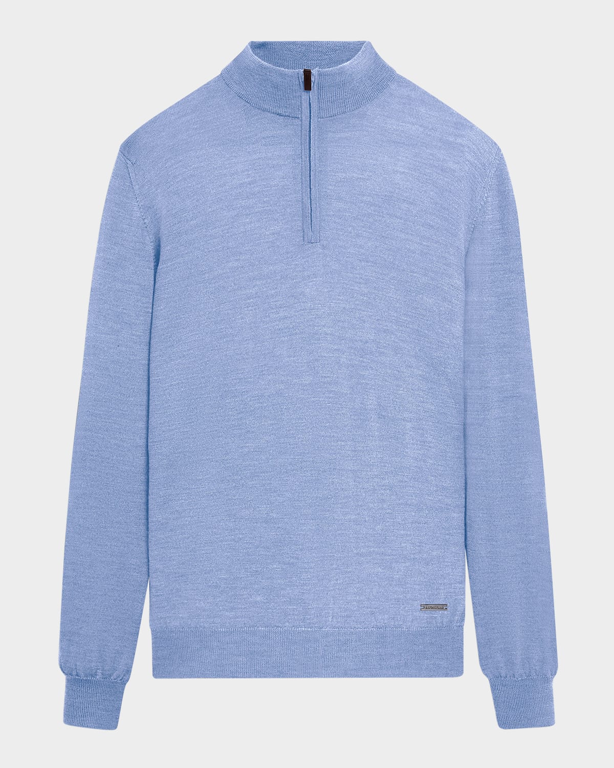 Men's Wool Quarter-Zip Sweater