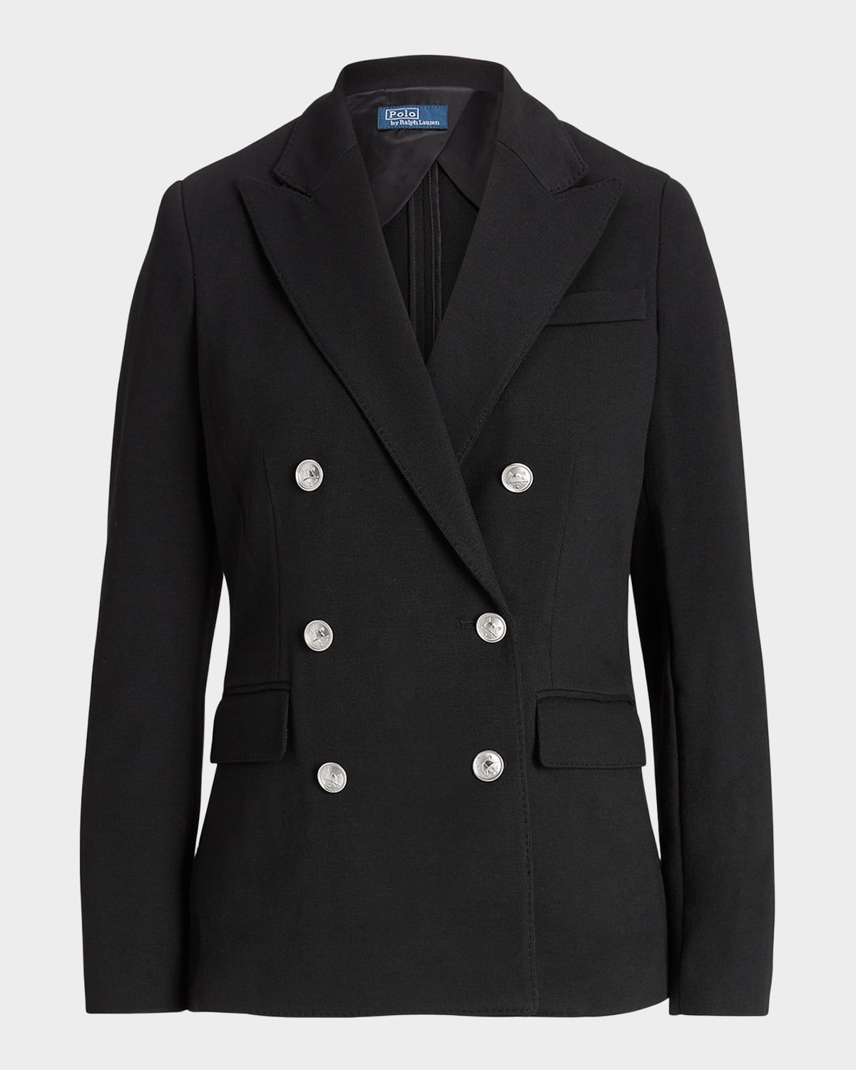 Polo Ralph Lauren Double Breasted Blazer In Polo Black