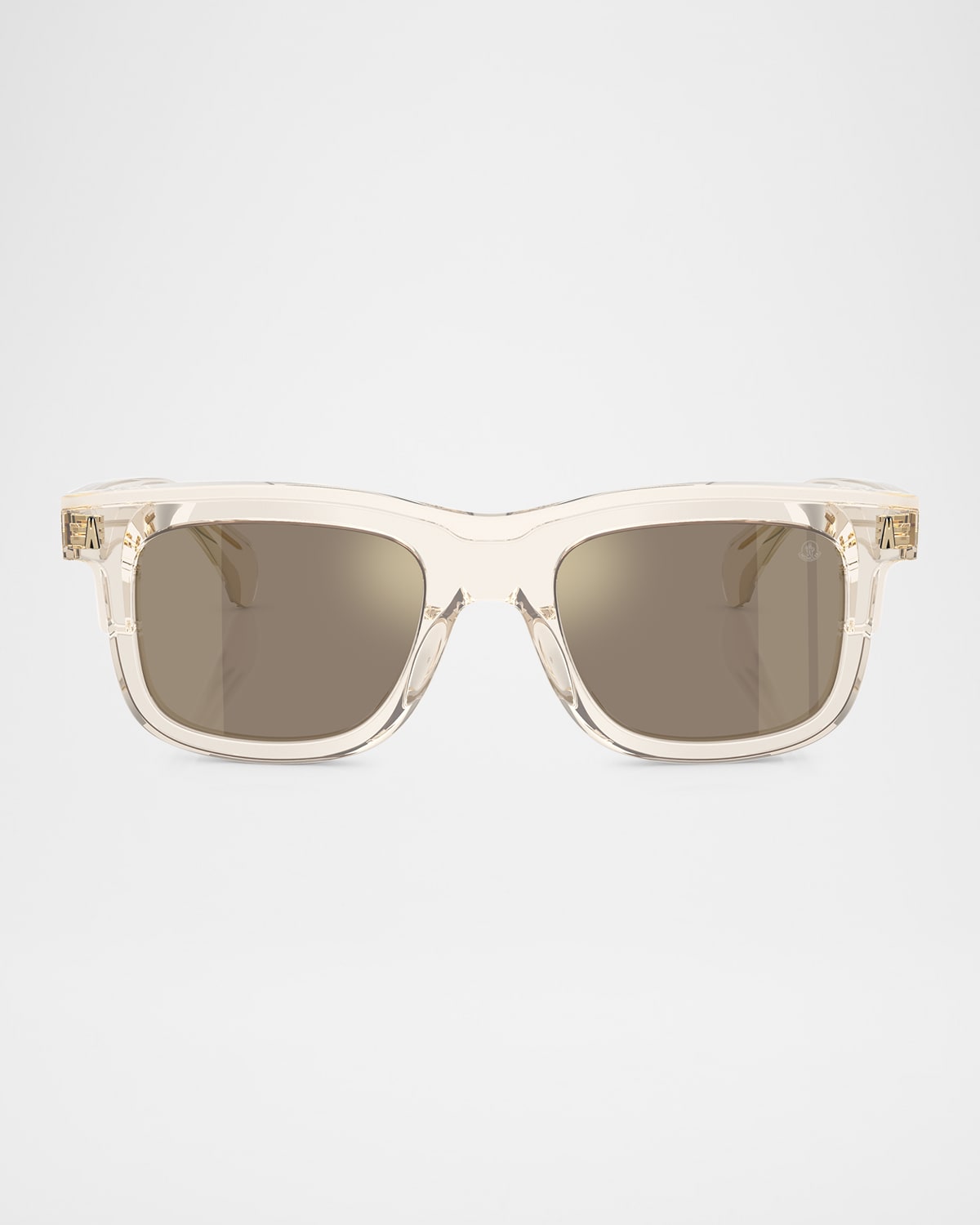 Moncler Acetate Claro Me6004 Sunglasses In Gold