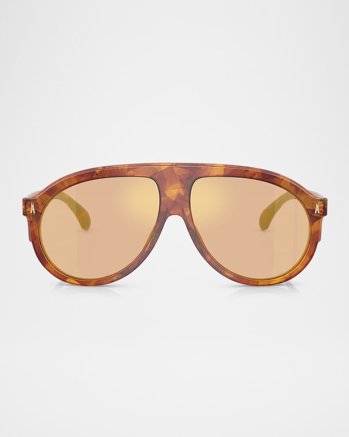 Moncler Unisex Sunglasses Me6001 Fhaite In Tortoise
