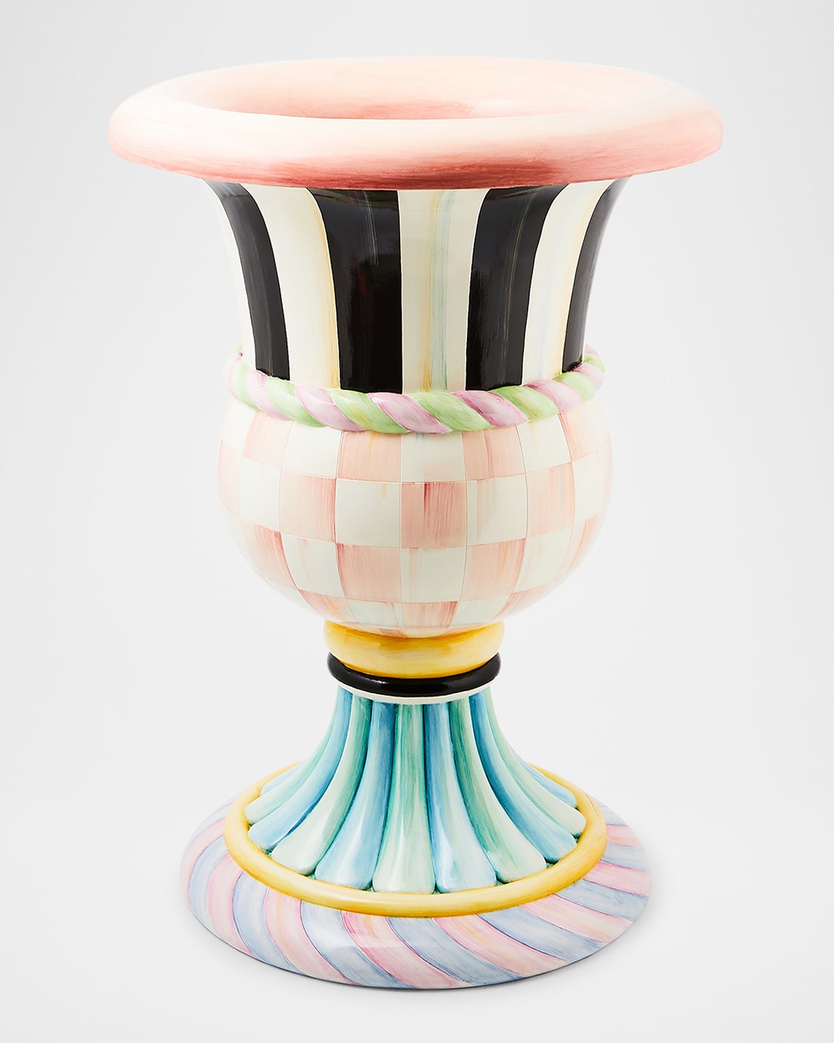 Mackenzie-childs Rosy Meadow Large Urn