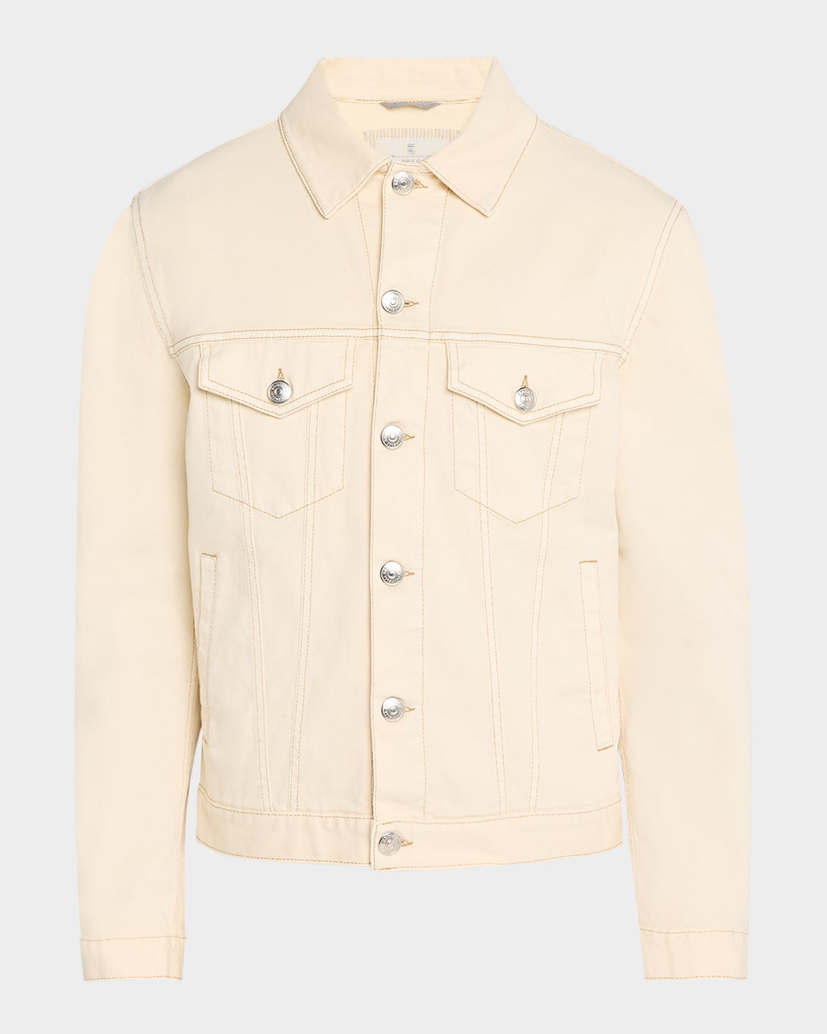 Men's Dyed Denim Trucker Jacket