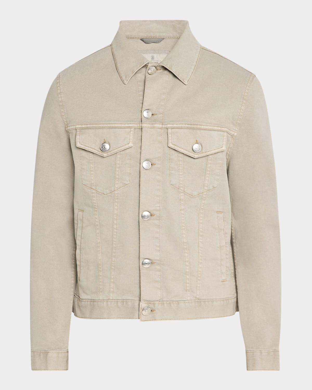 Men's Dyed Denim Trucker Jacket