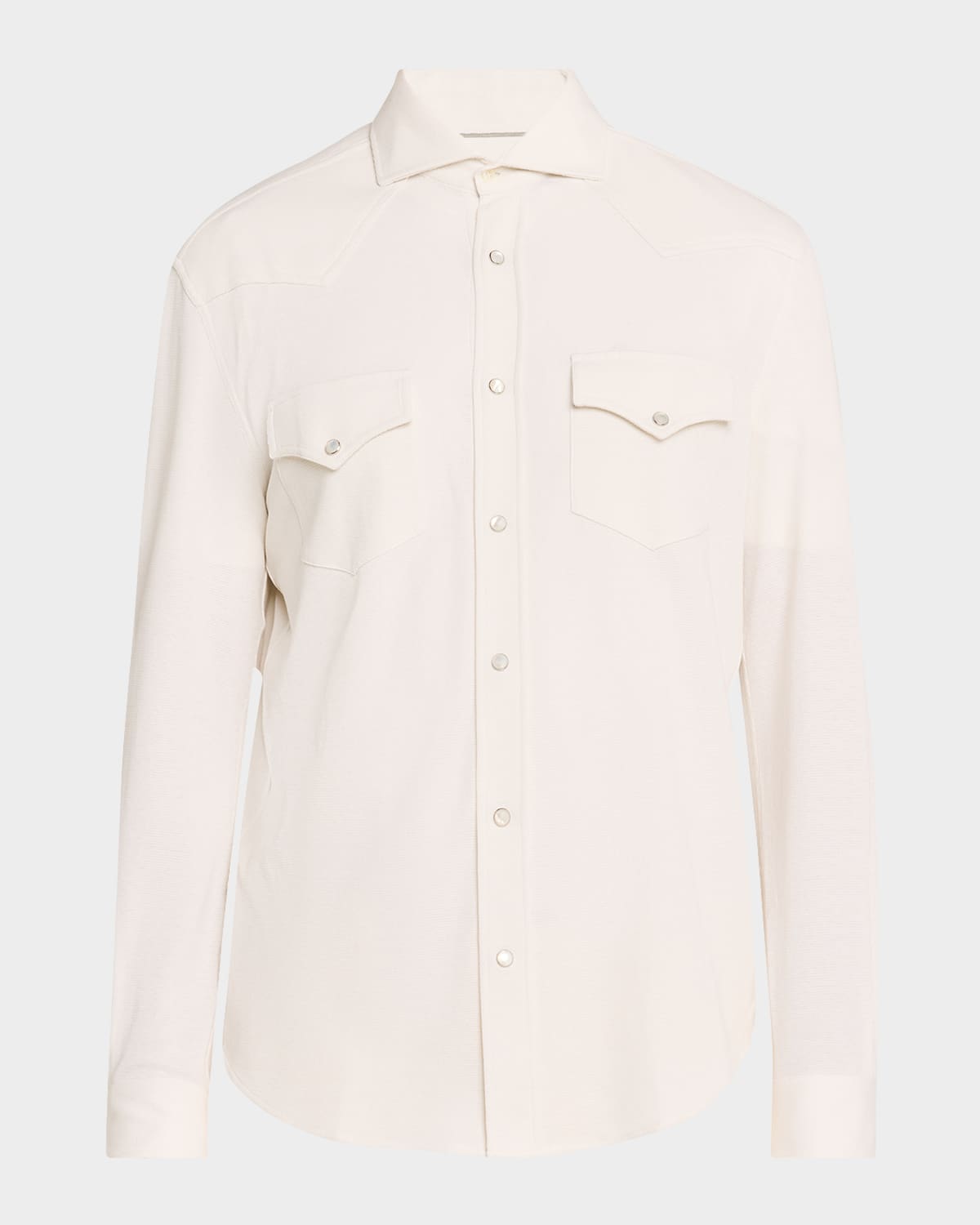 Brunello Cucinelli Shirts In Off White