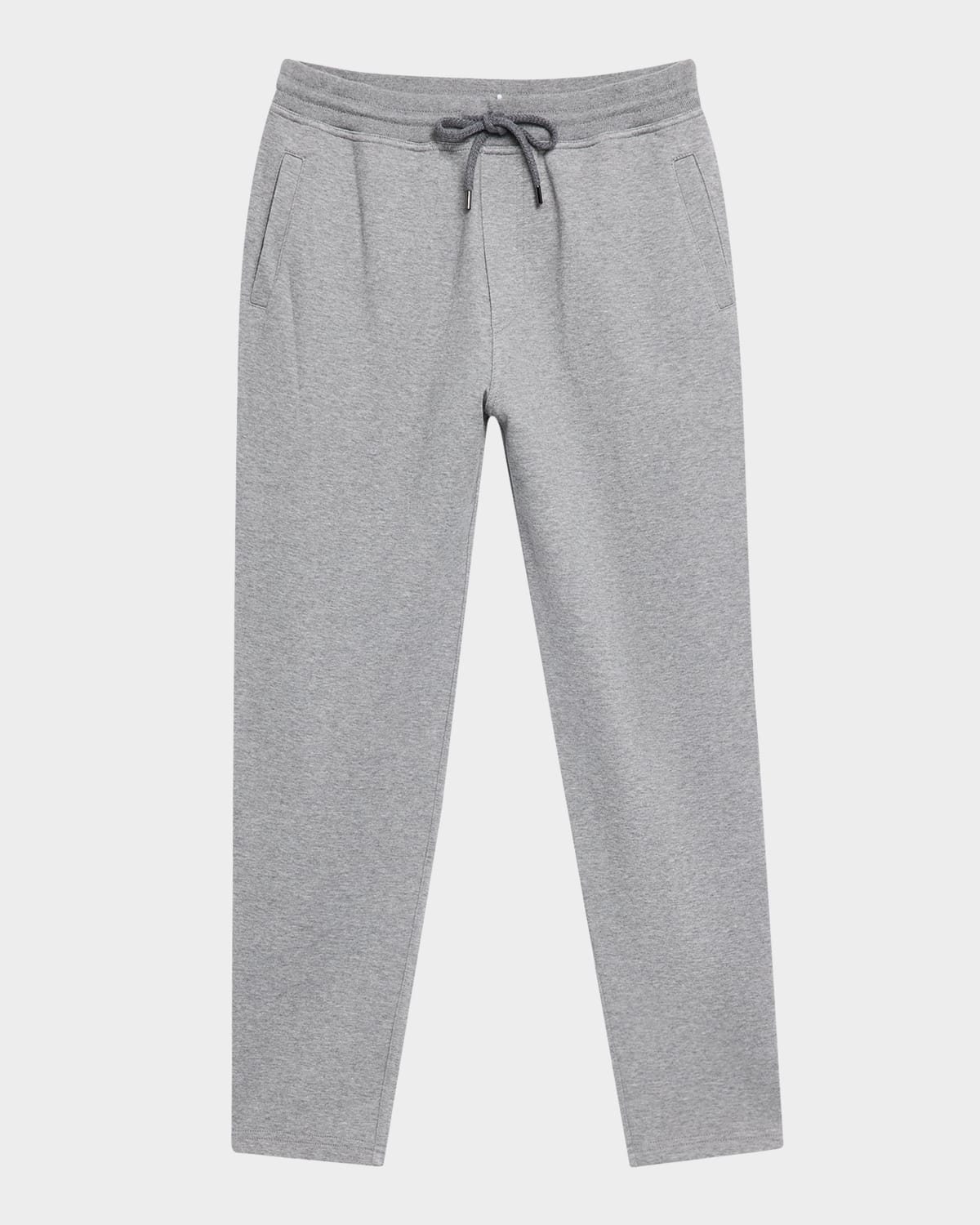 Brunello Cucinelli Men's Tapered-leg Drawstring Sweatpants In Dark Grey