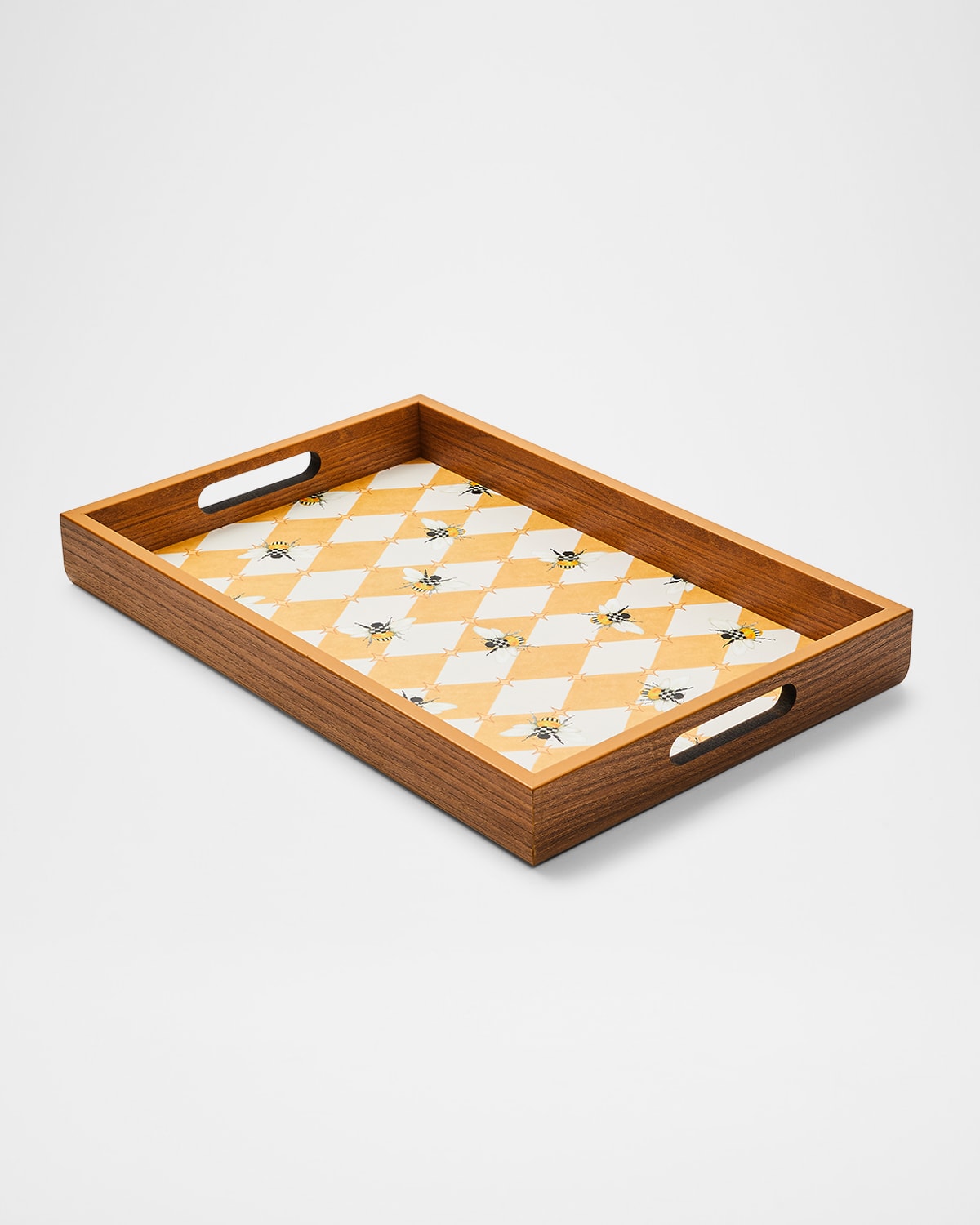 Mackenzie-childs Queen Bee Serving Tray In Neutral