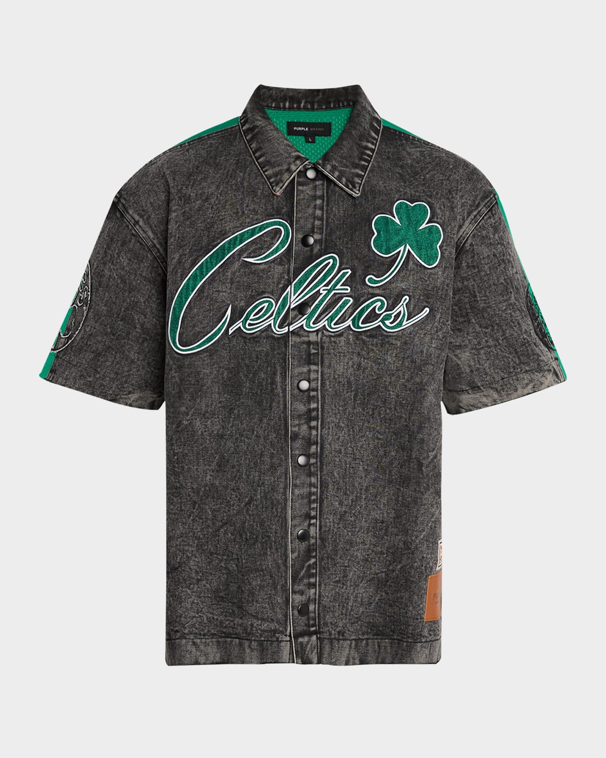 Men's Boston Celtics Snap Shirt