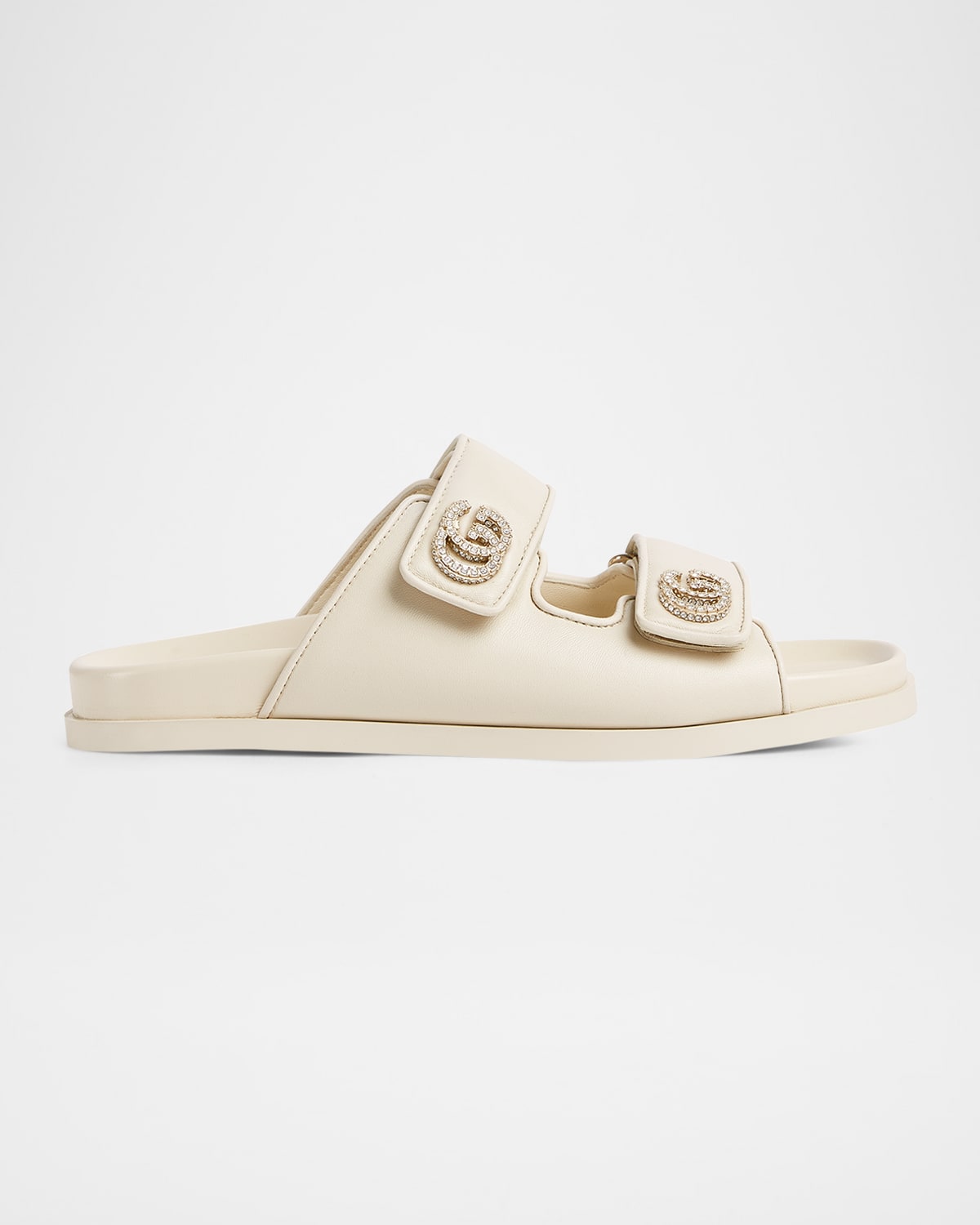 Marmont Embellished GG Double Strap Slide Sandals