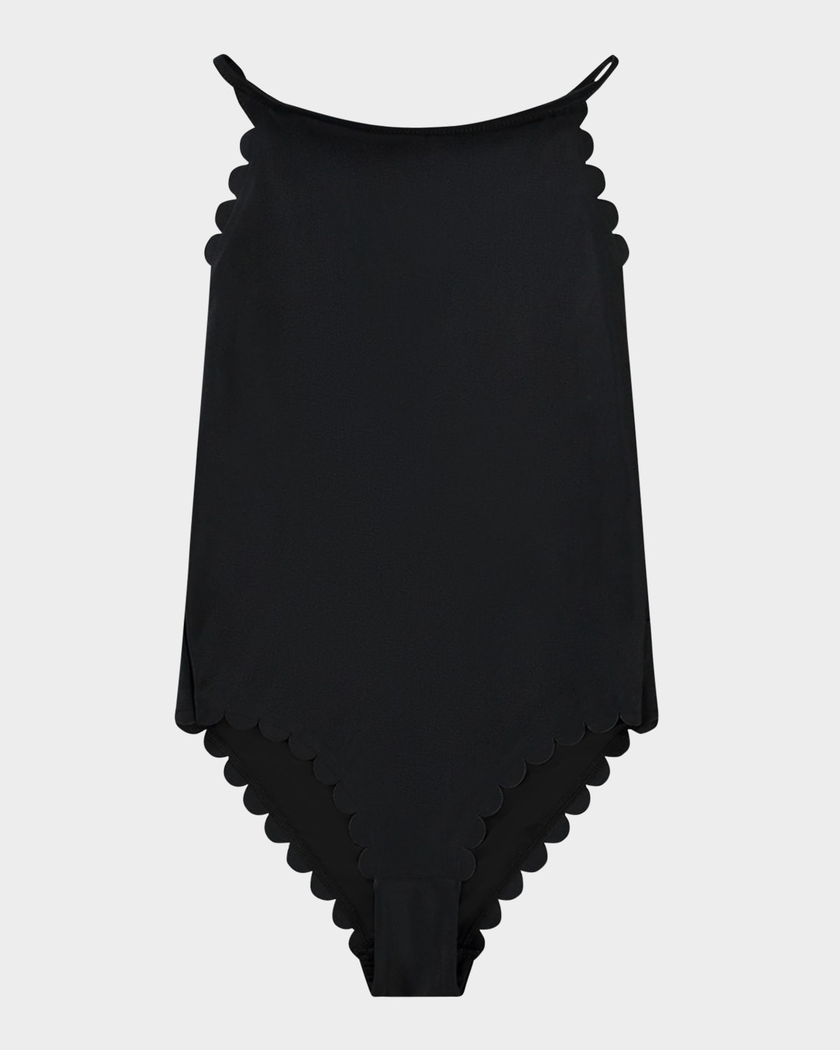 MOLO GIRL'S NOELLE SCALLOPED ONE-PIECE SWIMSUIT 