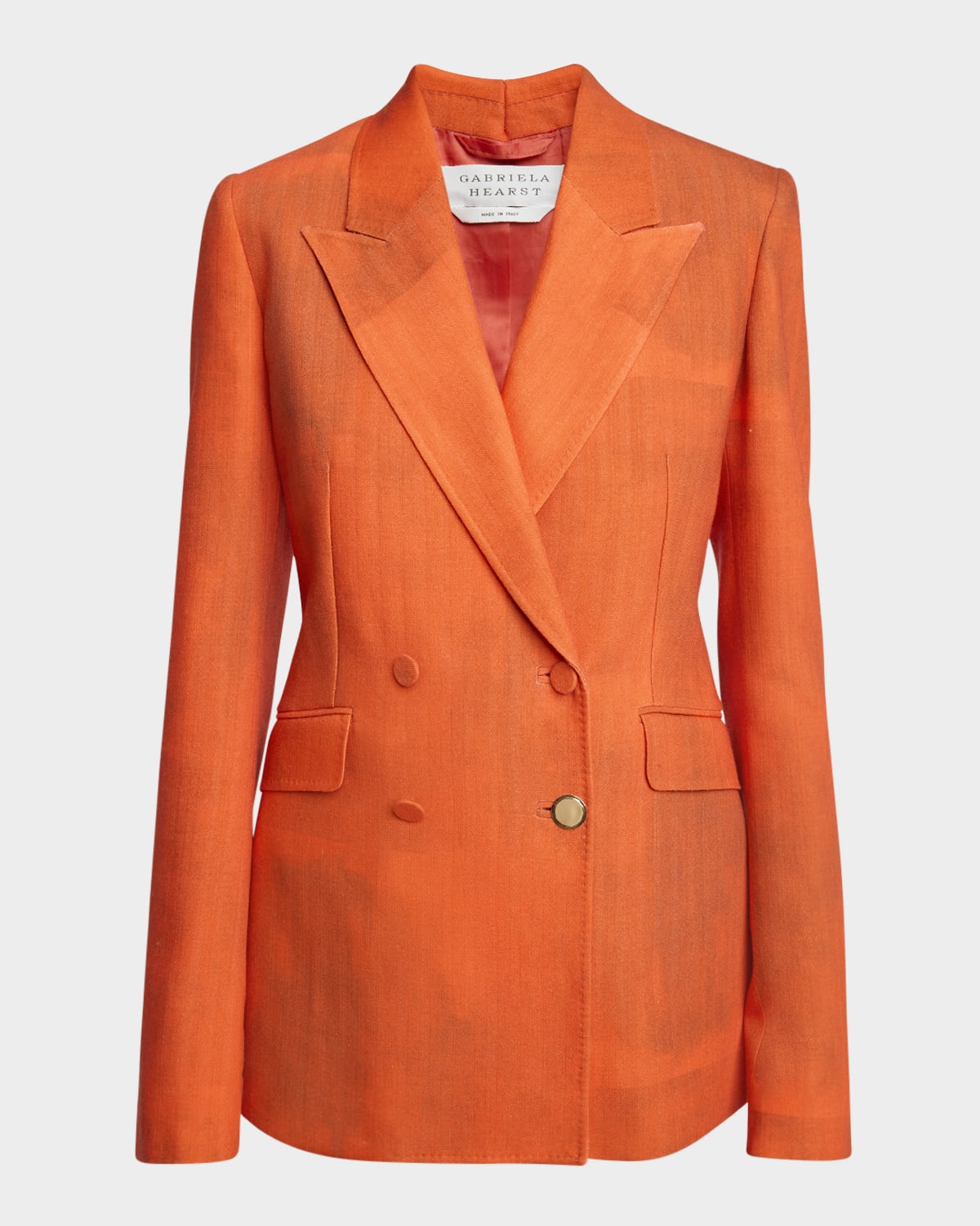 Gabriela Hearst Angela Blazer In Spice Virgin Wool In Spice