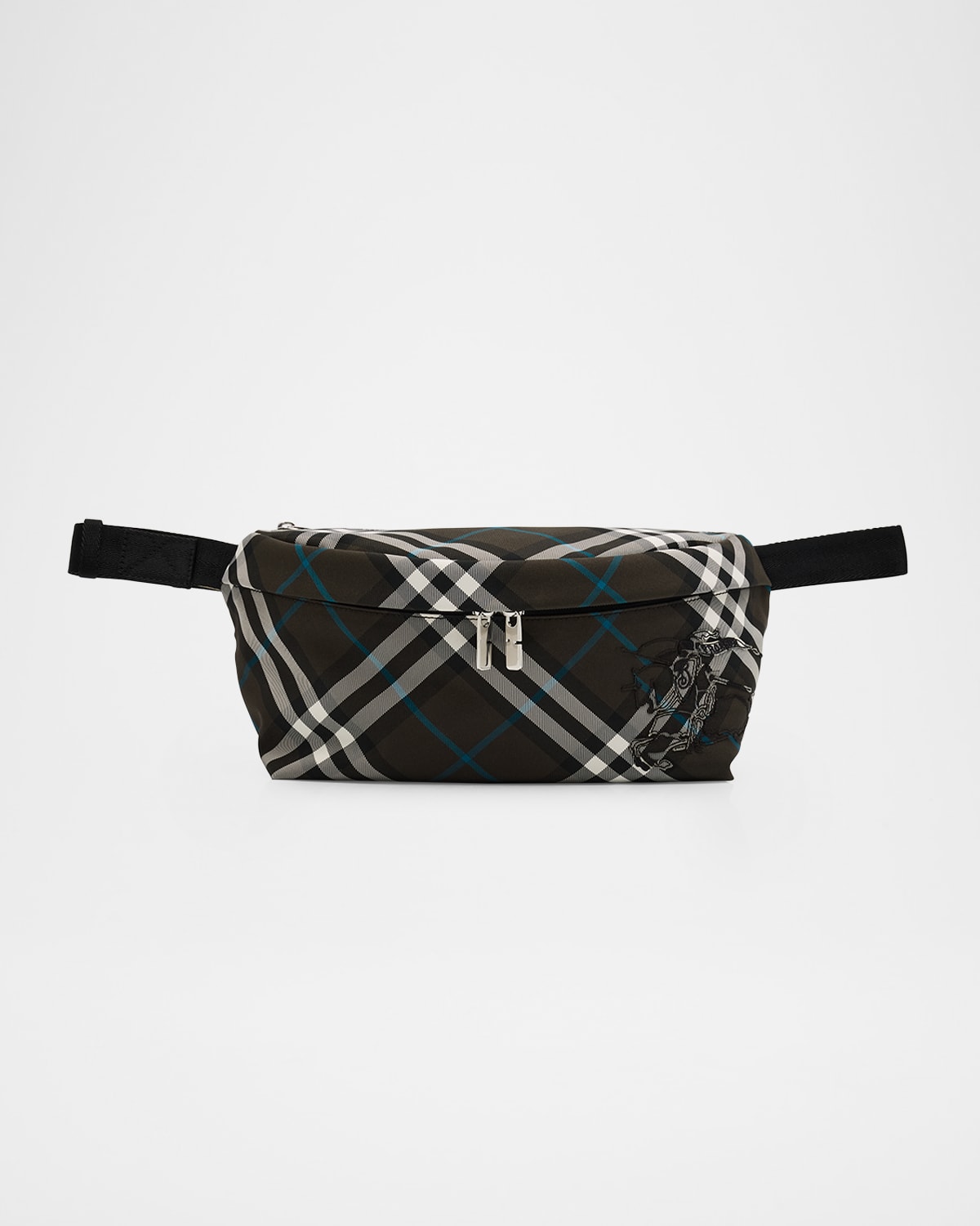 Burberry Men's Classics Check Belt Bag In Snug Ip Check