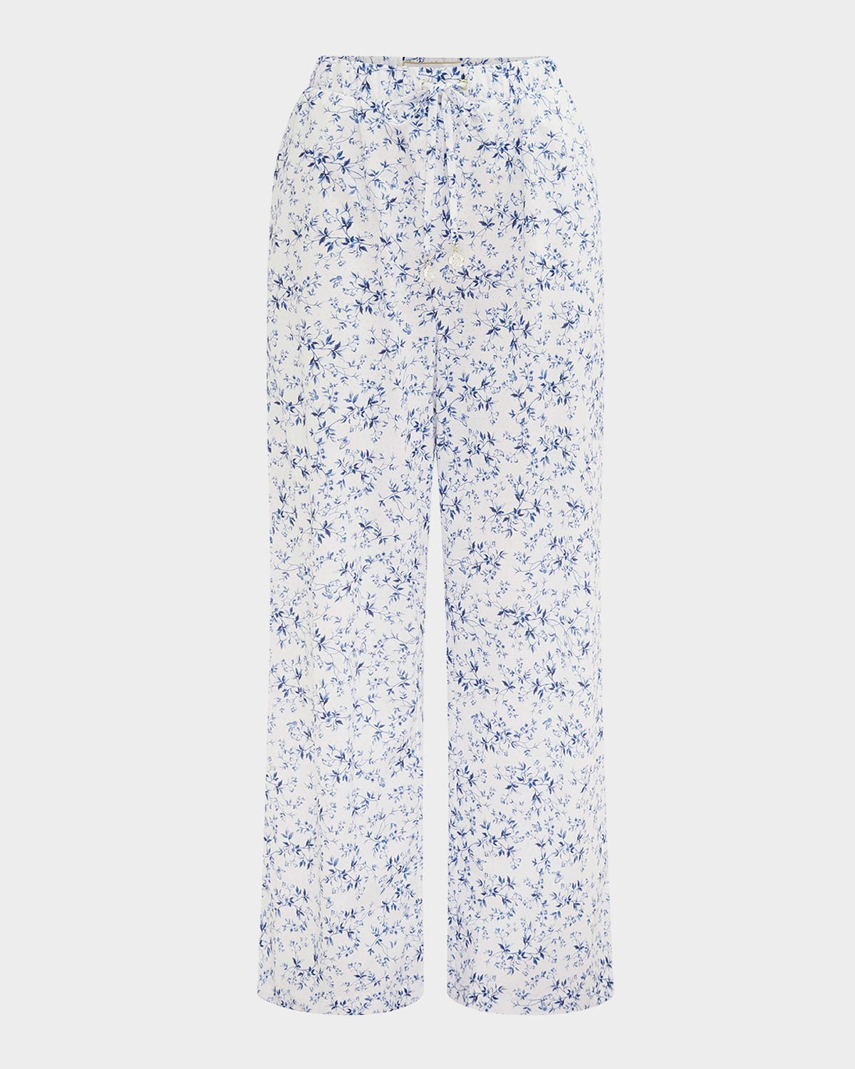 Shop Aqua Blu Australia Linen Resort Pants In Multi