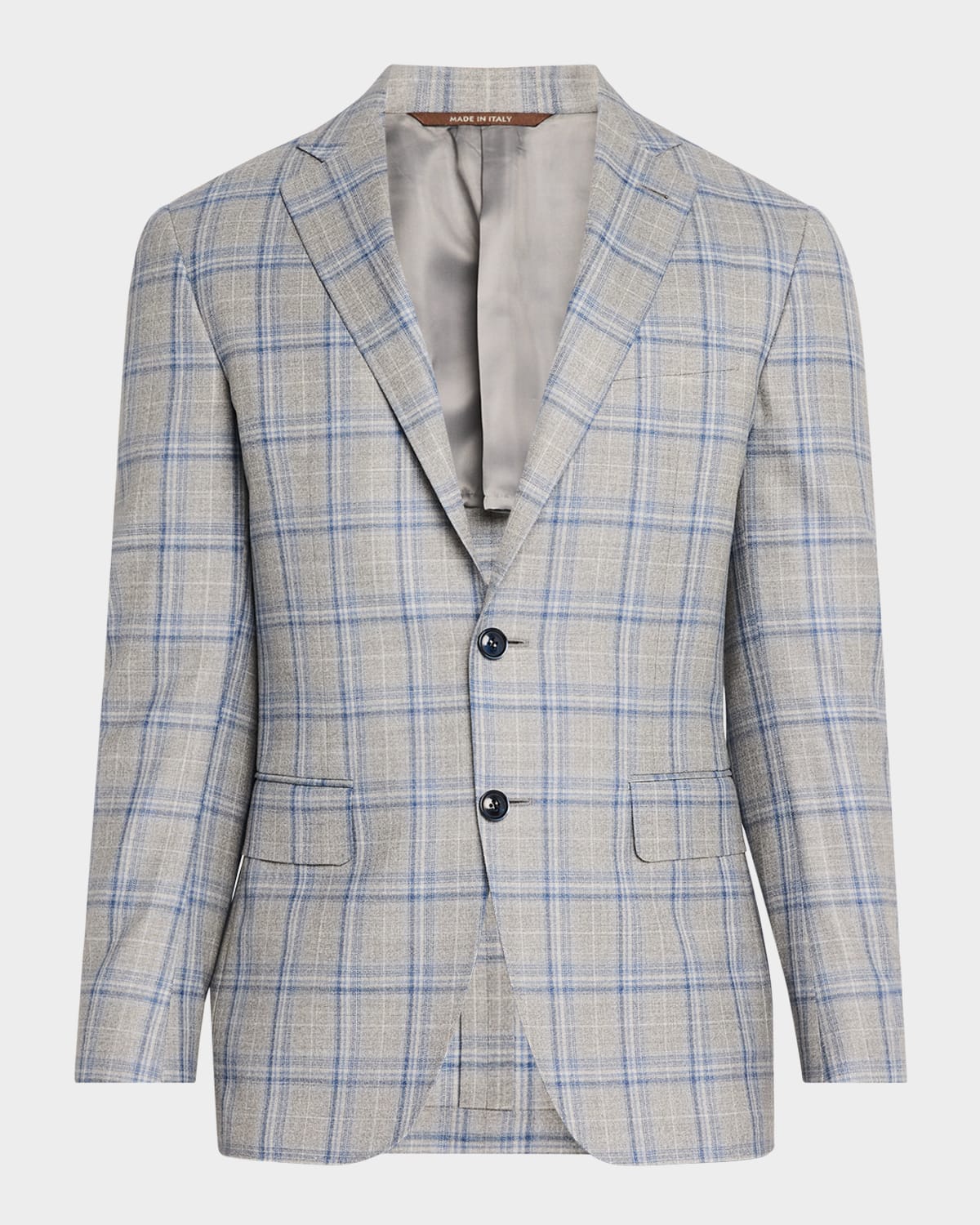 Canali Men's Wool Plaid Sport Coat