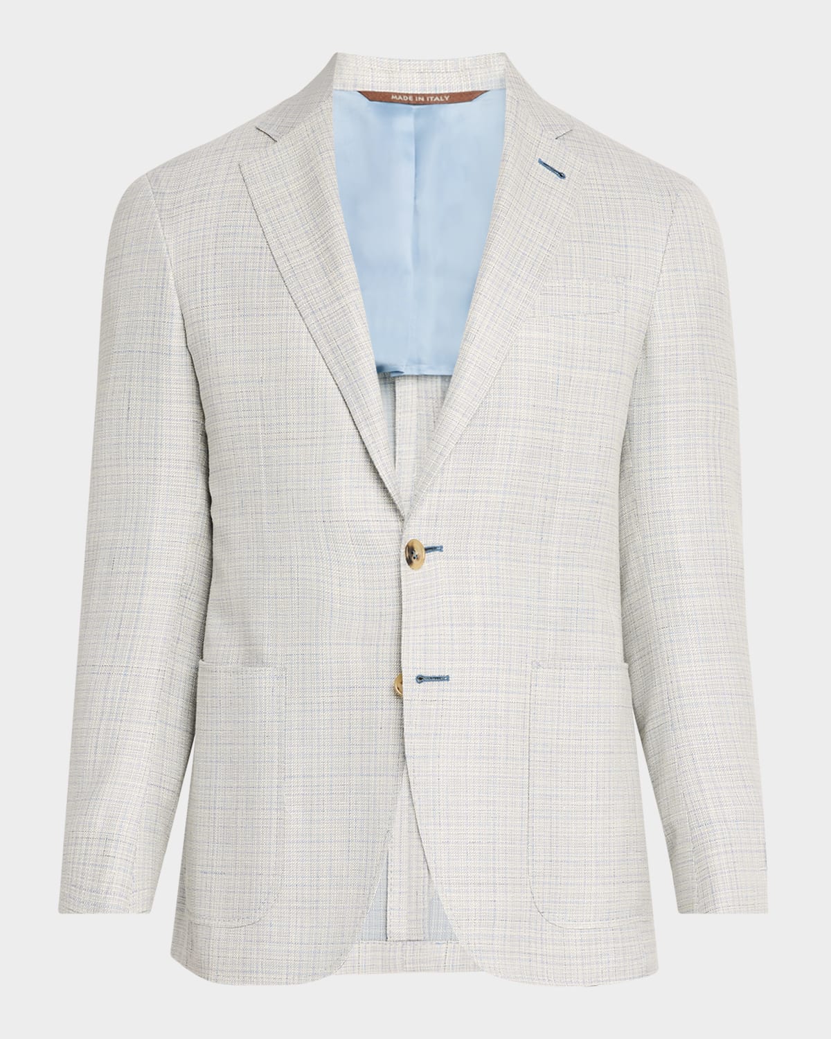 Canali Men's Wool-blend Tic Suit In Grey