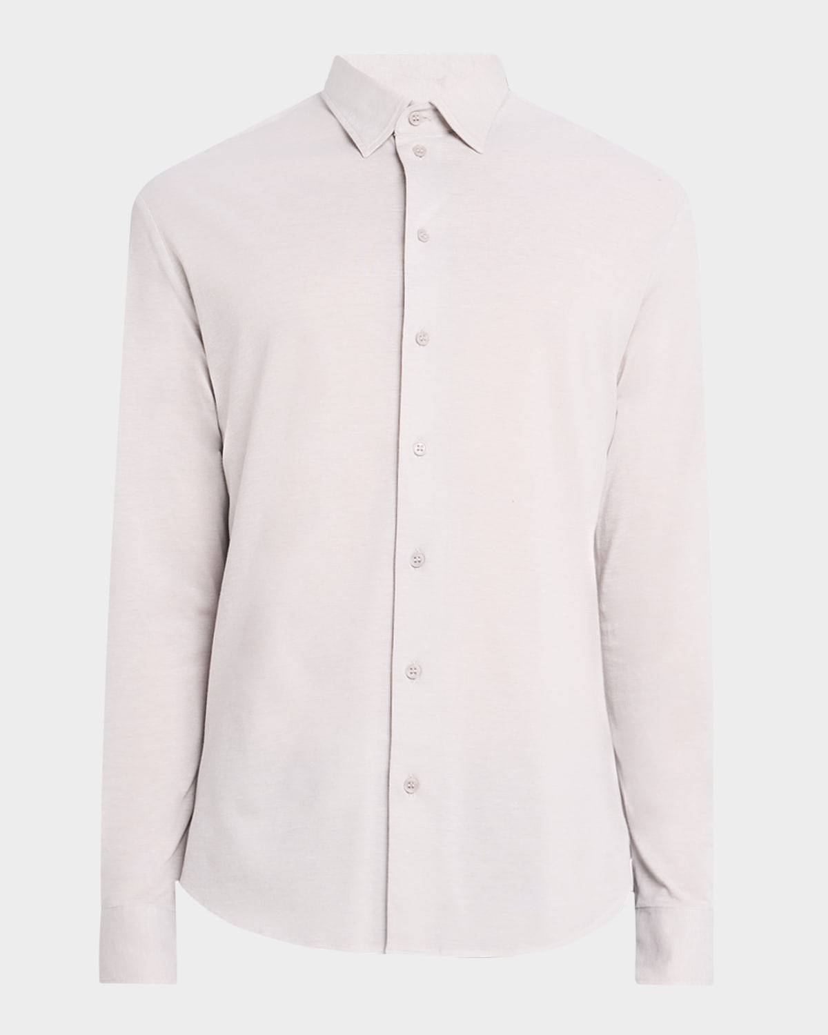 EMPORIO ARMANI MEN'S PIQUE JERSEY MICRO-DOT SPORT SHIRT 