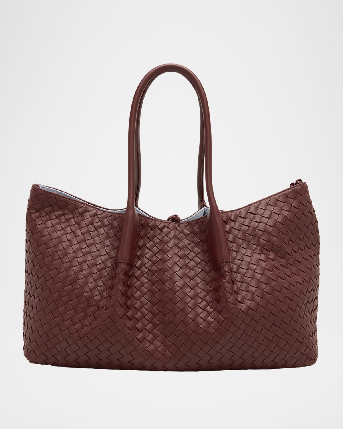 Bottega Veneta Pinacoteca Medium Leather Tote Bag In Madder Brown