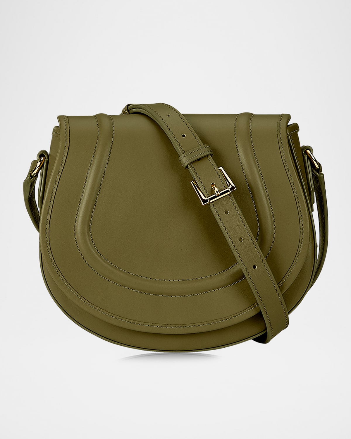 GIGI NEW YORK JENNI SADDLE LEATHER CROSSBODY BAG 