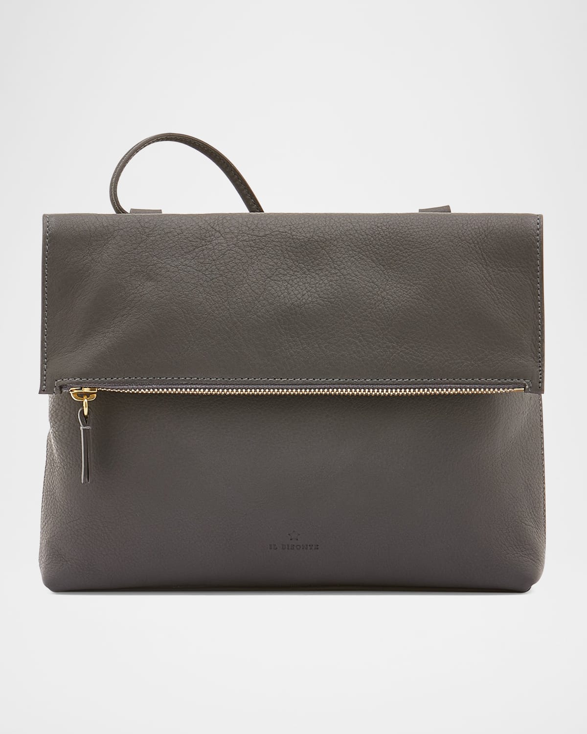 Il Bisonte Anna Fold-over Flap Leather Crossbody Bag