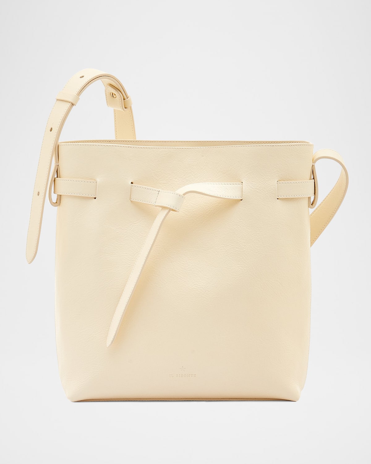 Elisa Leather Bucket Bag