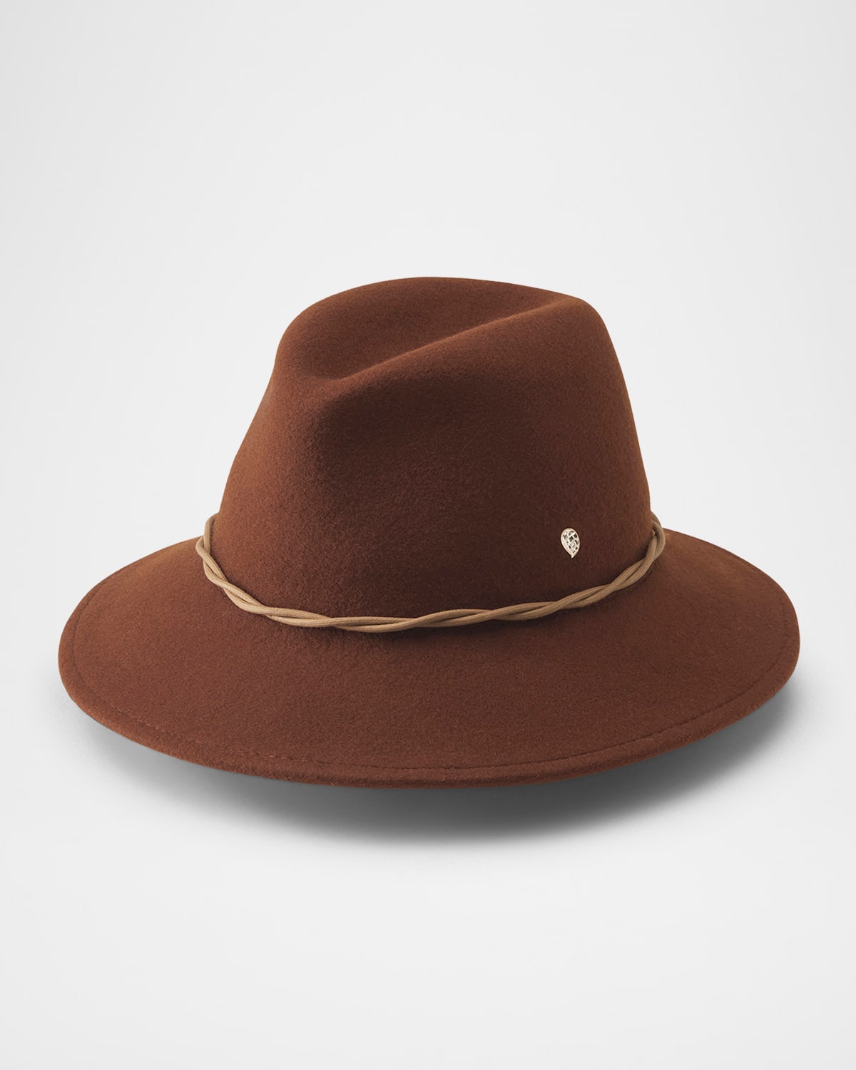 Helen Kaminski Eleonore Merino Wool Fedora Hat In Brown