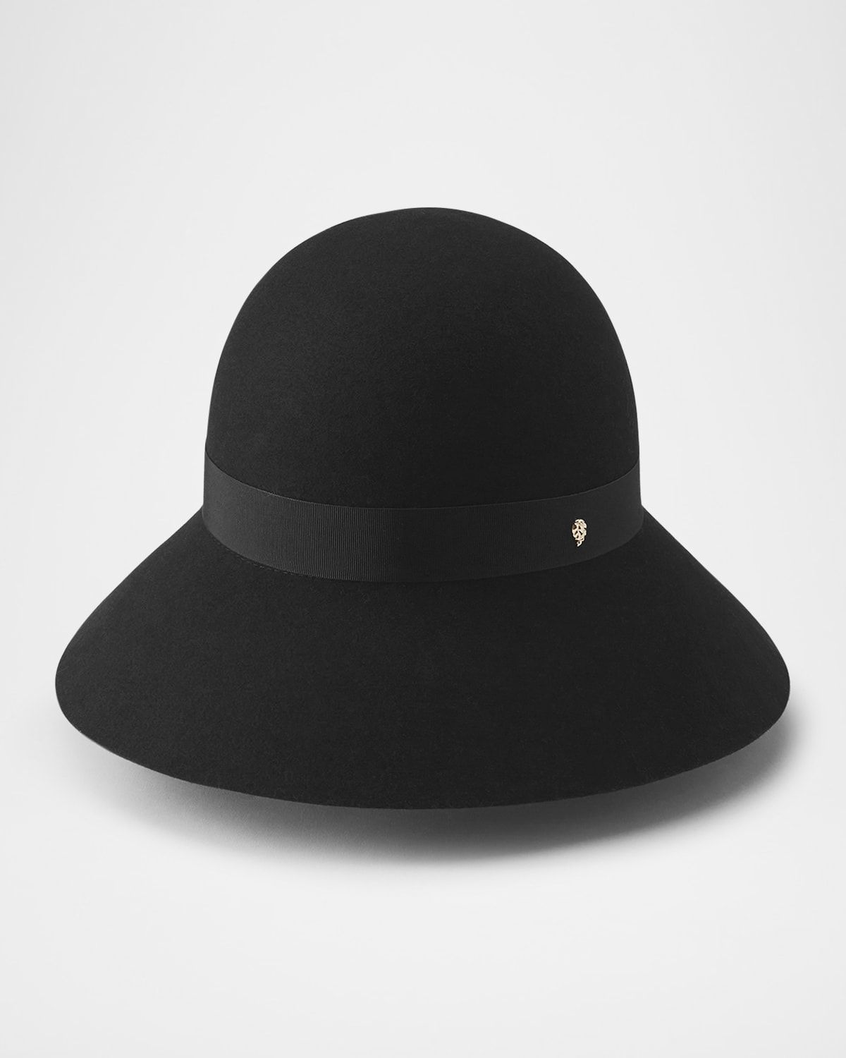 Helen Kaminski Alfreda 9 Cashmere Felt Cloche In Black Black