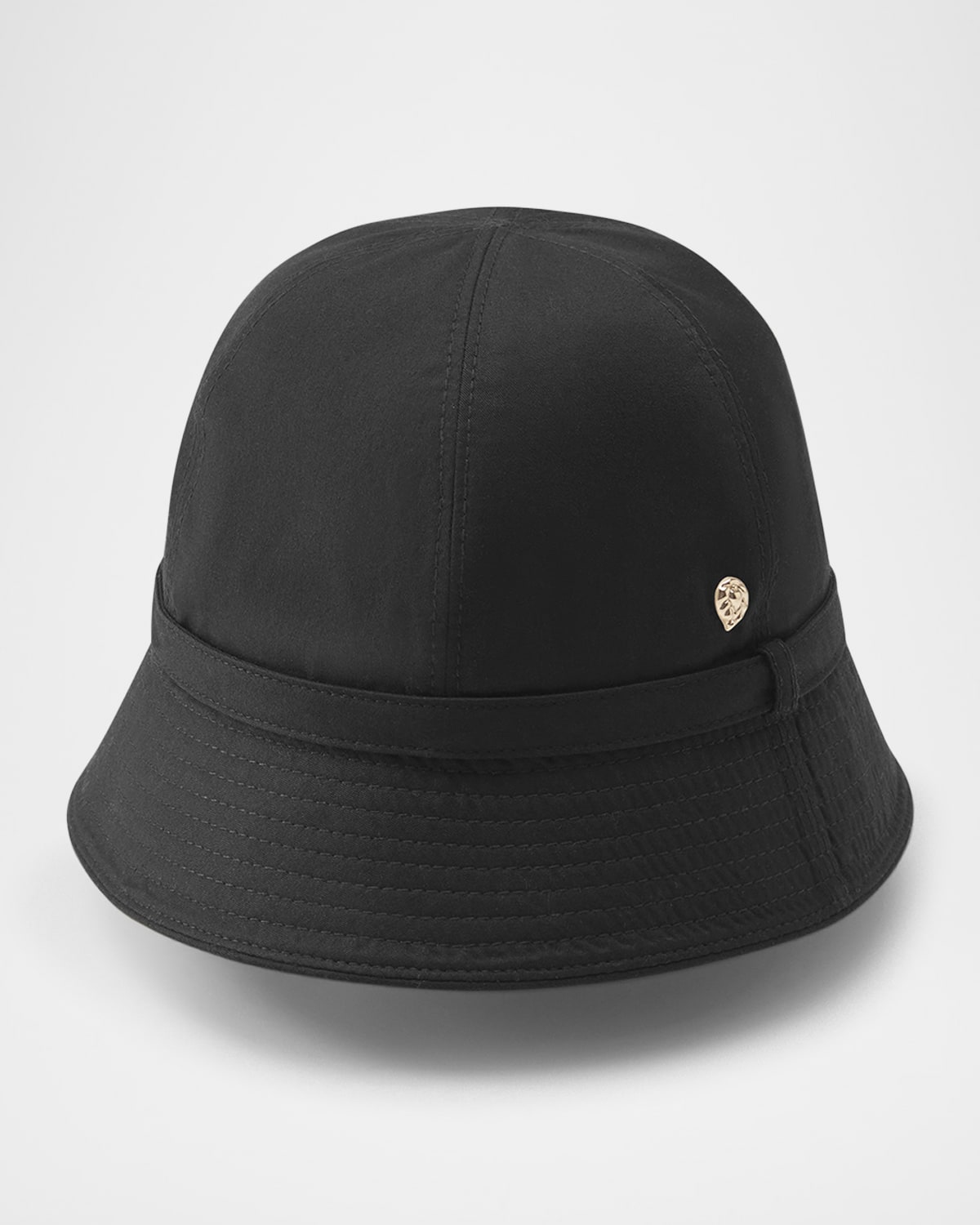 Helen Kaminski Alizee Canvas Bucket Hat In Black
