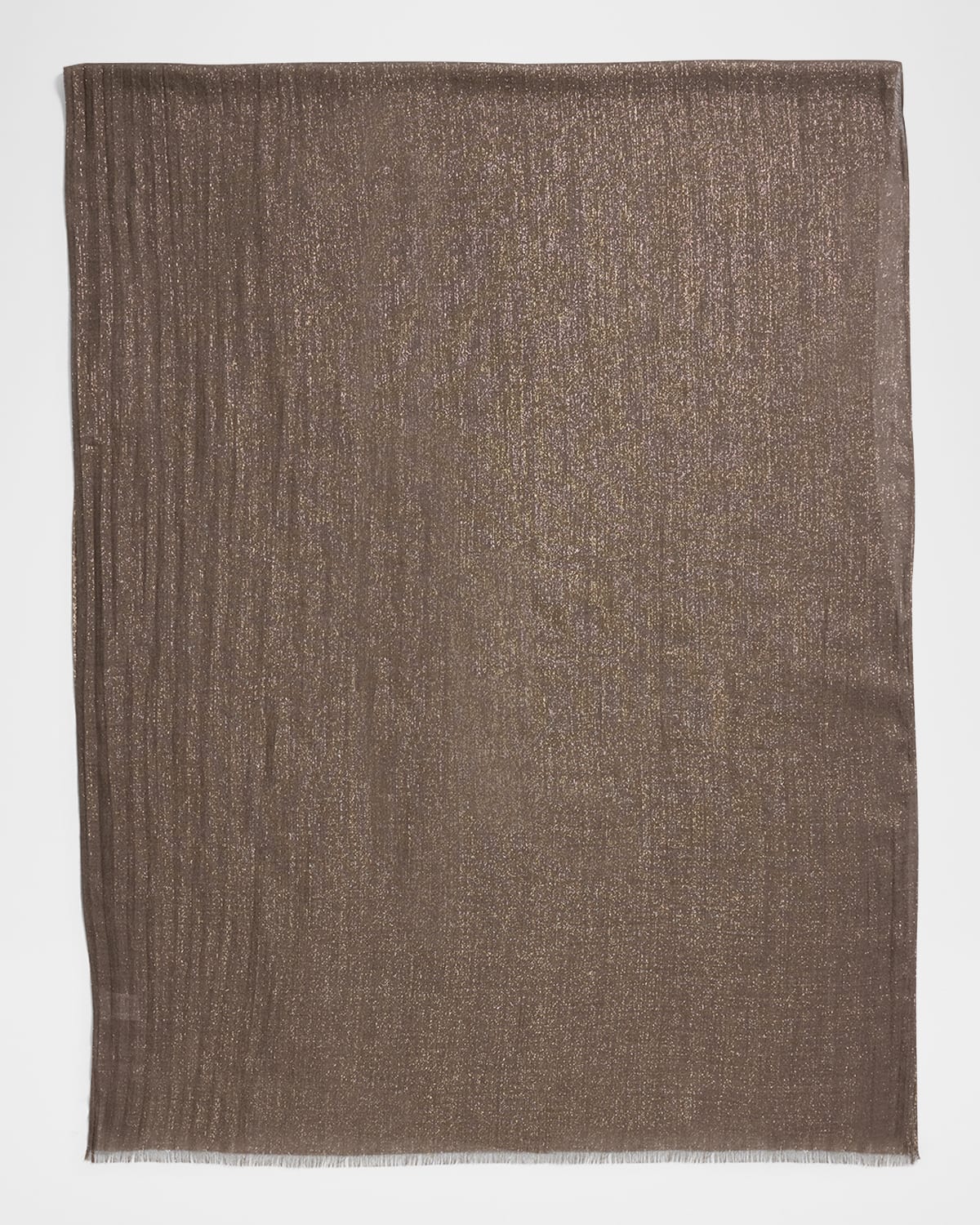 Brunello Cucinelli Cashmere Blend Scarf In Chocolate