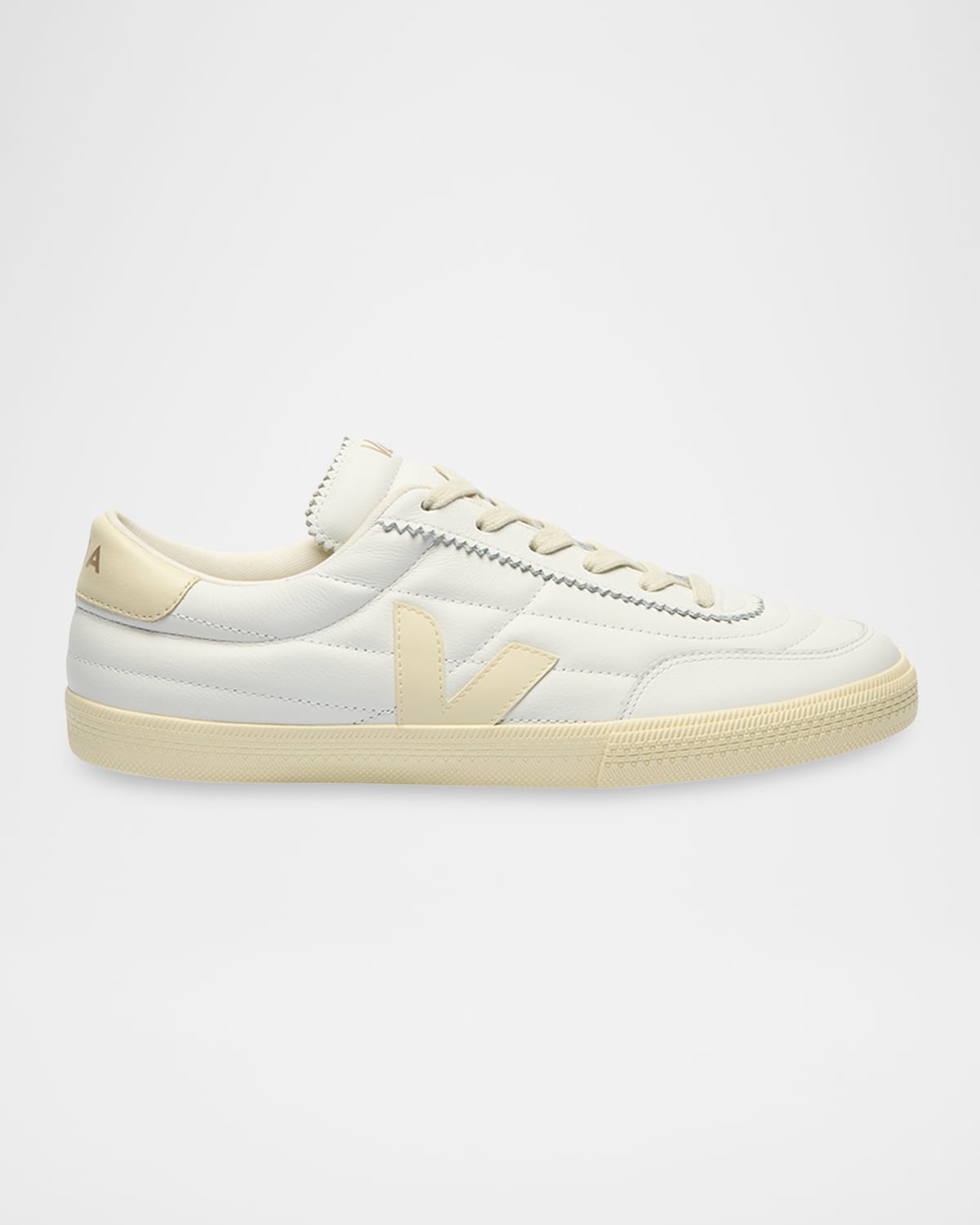 Veja Panenka Bicolor Leather Sneakers In White