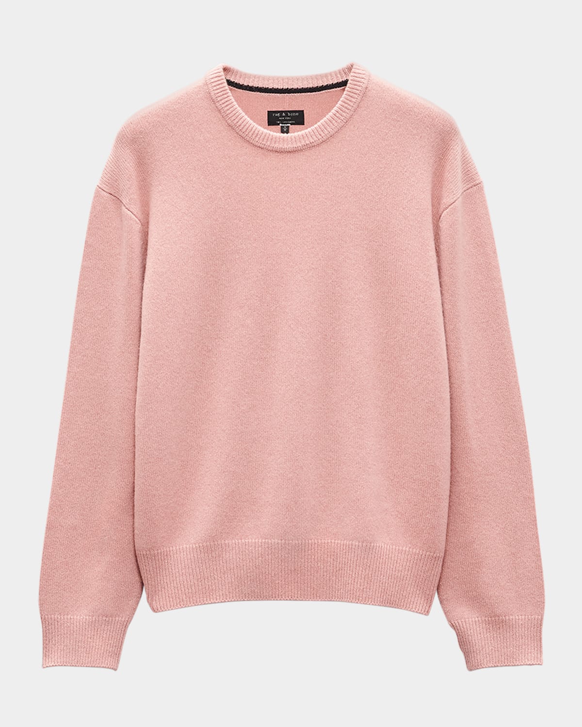 Rag & Bone Men's Downing Cashmere Sweater In Washed Rose
