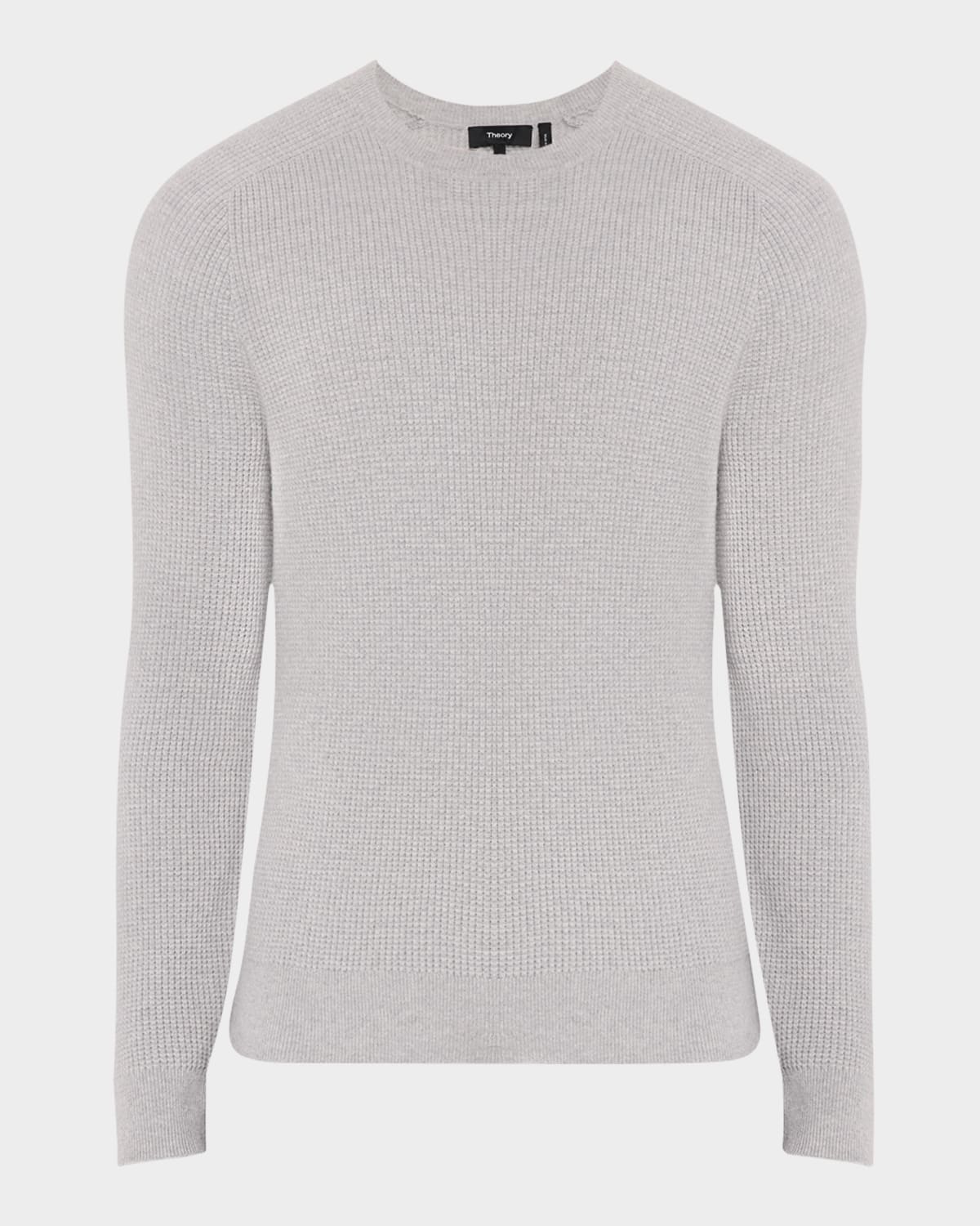 Theory Novo Merino Wool Blend Crewneck Sweater In Vpr Mlnge