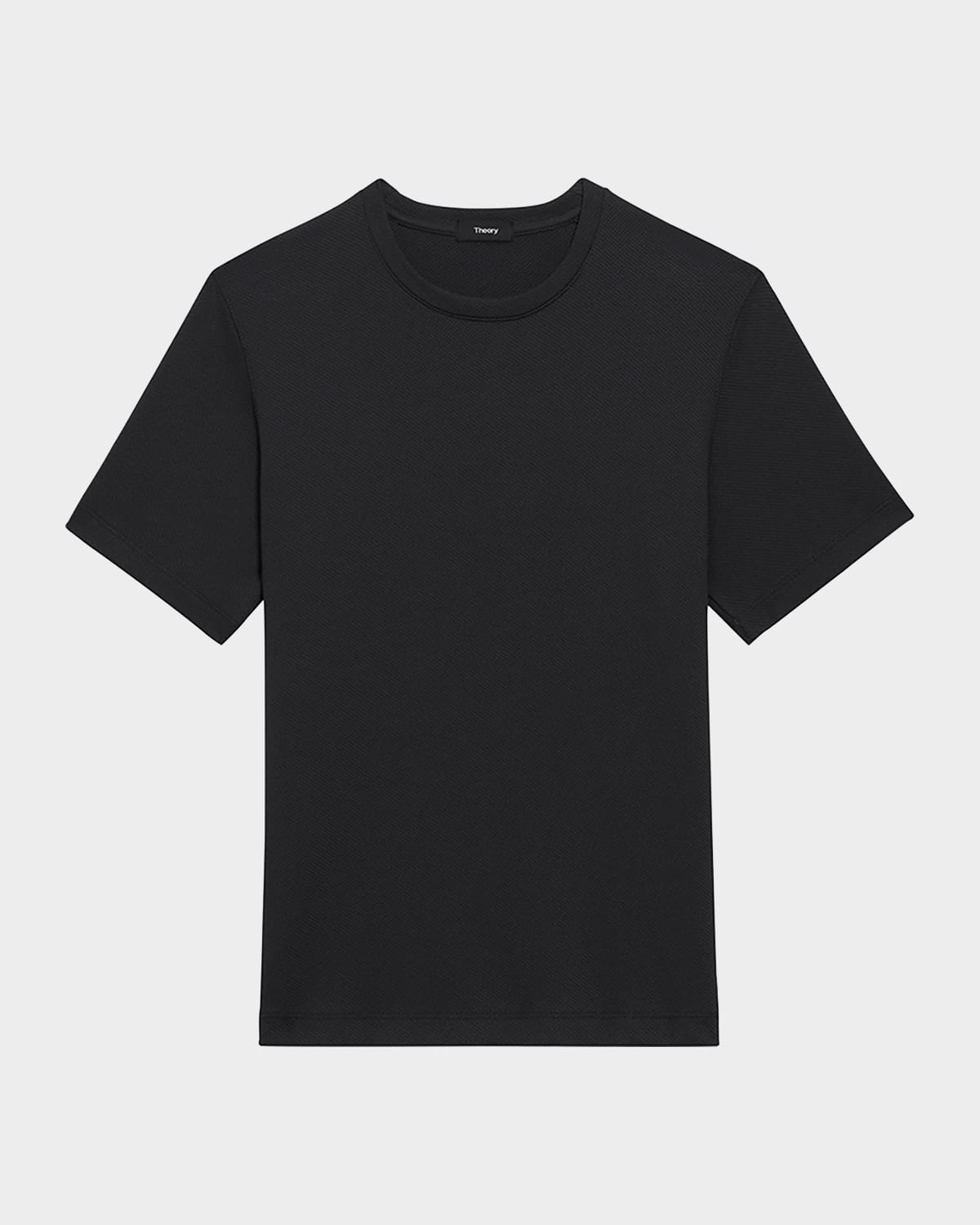 Theory Precise Crewneck Tee In Baltic
