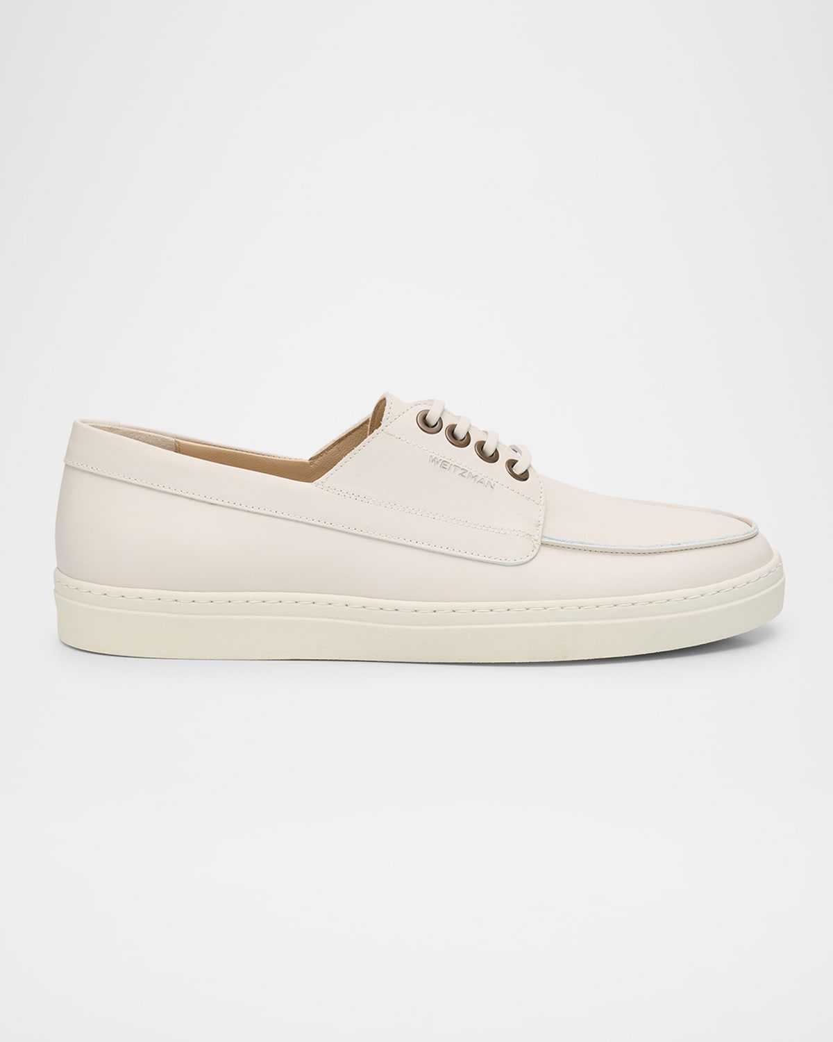 Stuart Weitzman Bristol Oxford Sneaker In Oatmeal