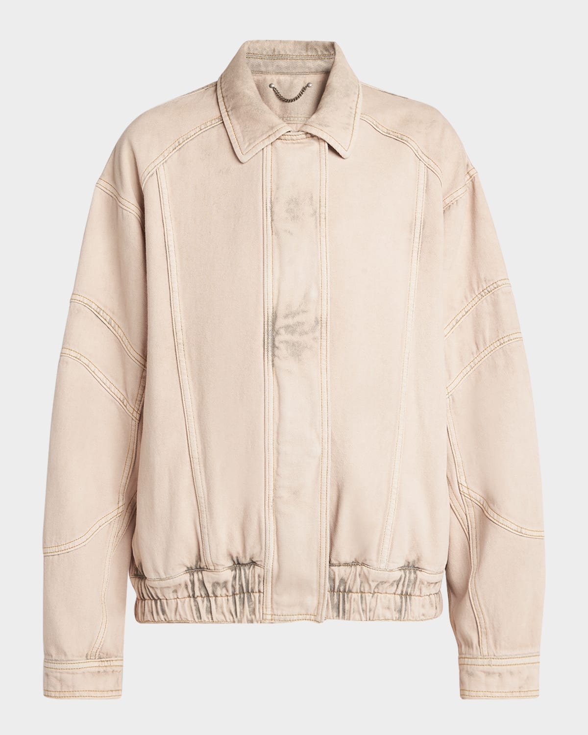 Nancy Denim Bomber Jacket