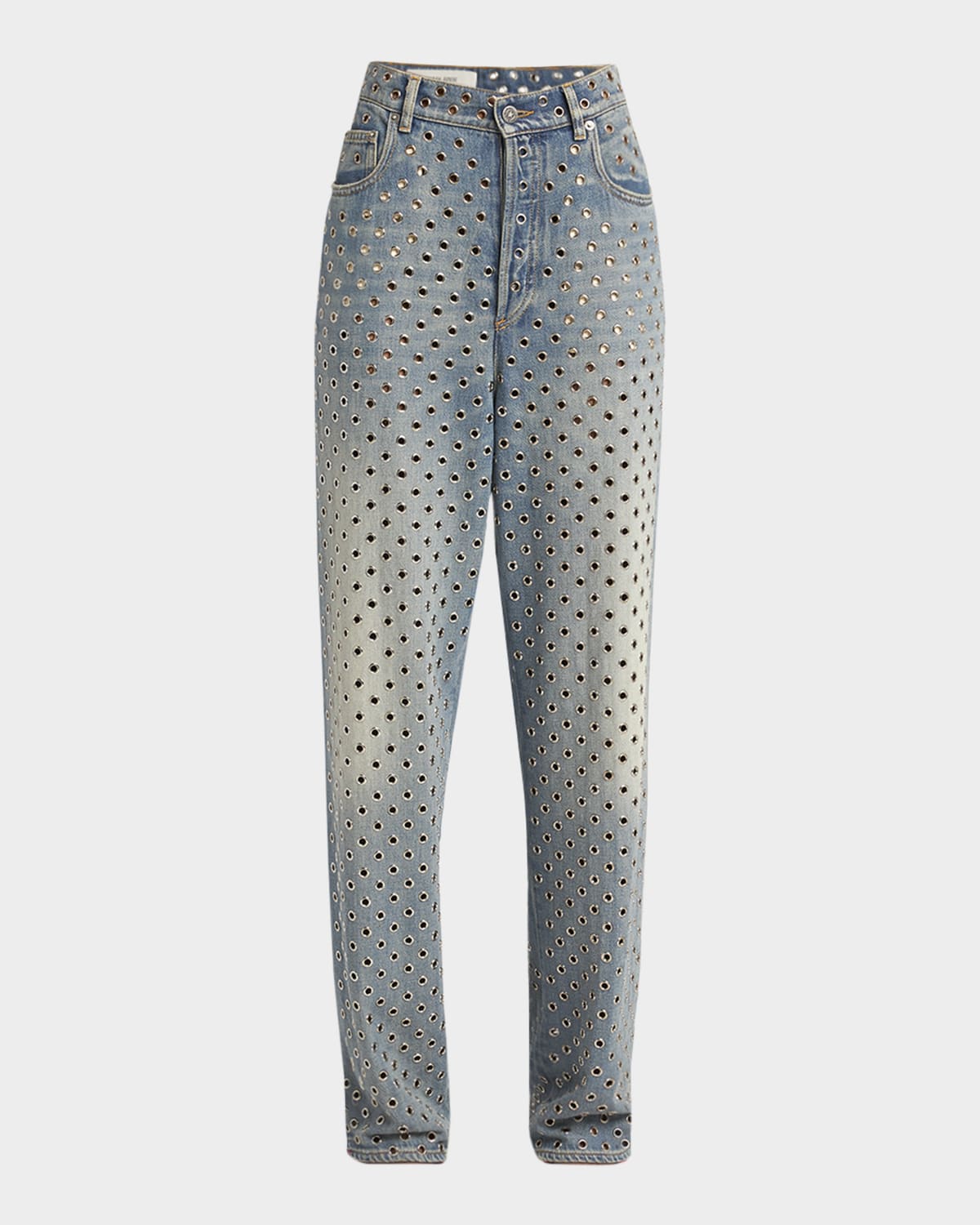 デニム・ジーパン Golden Goose JOURNEY W`S PANT KIM SAND WASH ALL OVER EYELET Golden Goose Journey W's Pant - Kim Sand Wash – LOZURI®