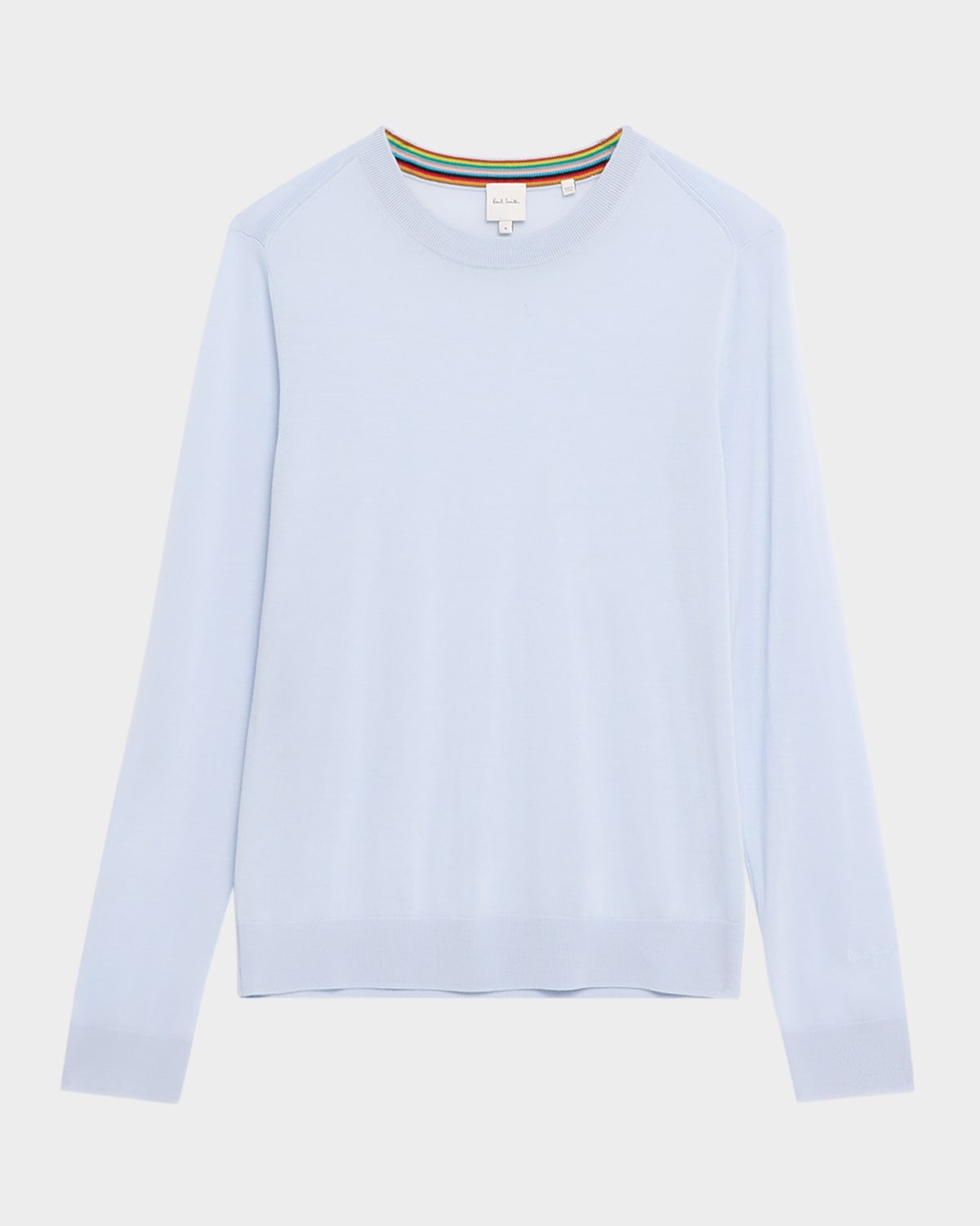 PAUL SMITH MEN'S MERINO WOOL CREWNECK SWEATER 