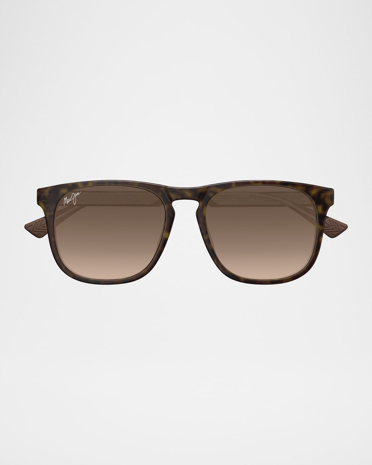 Maui Jim Men's Kupaa Nylon Square Sunglasses In Brown