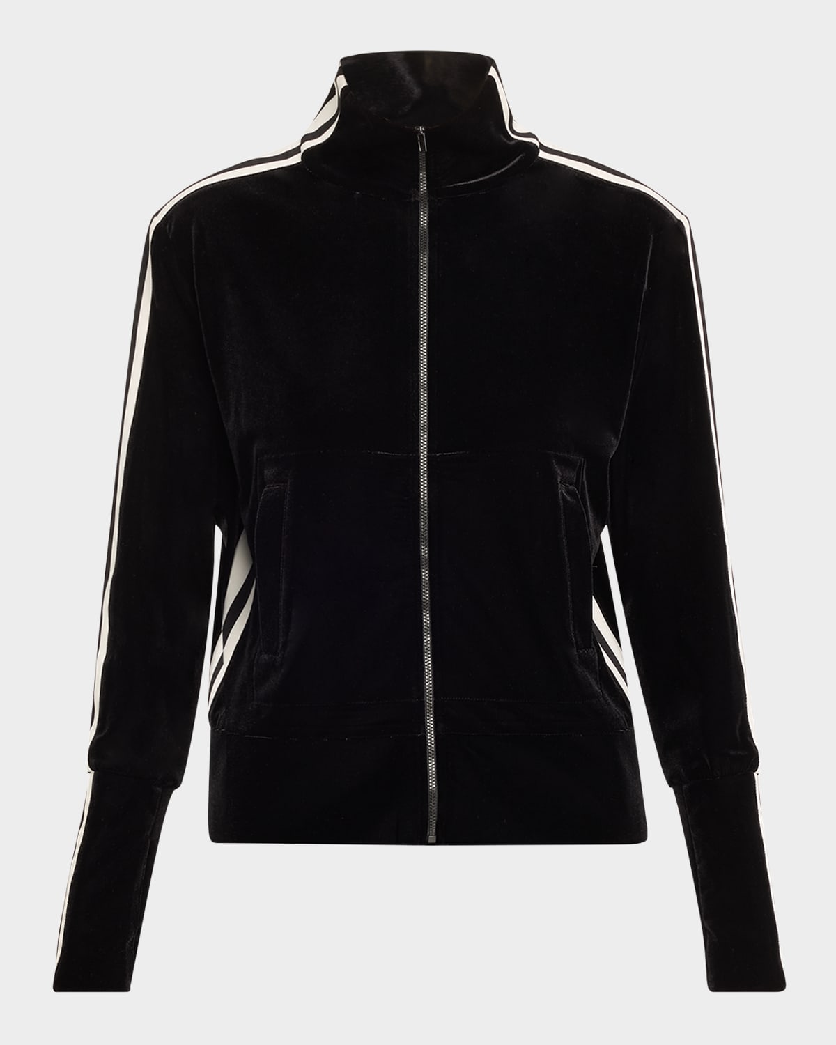 Velvet Side Stripe Turtle Jacket