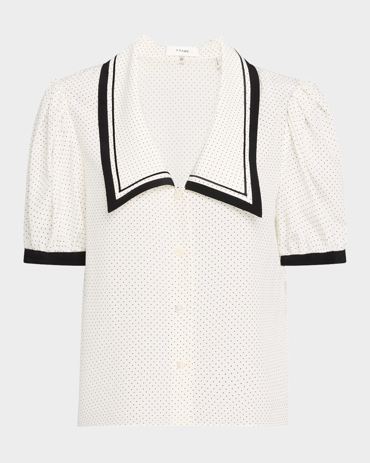 FRAME ​THE POLKA DOT SAILOR BLOUSE 