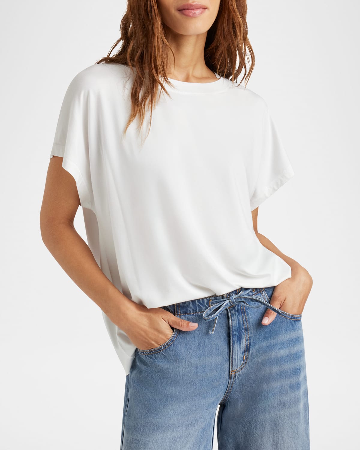 Splendid Tyra Short-sleeve Tee In White