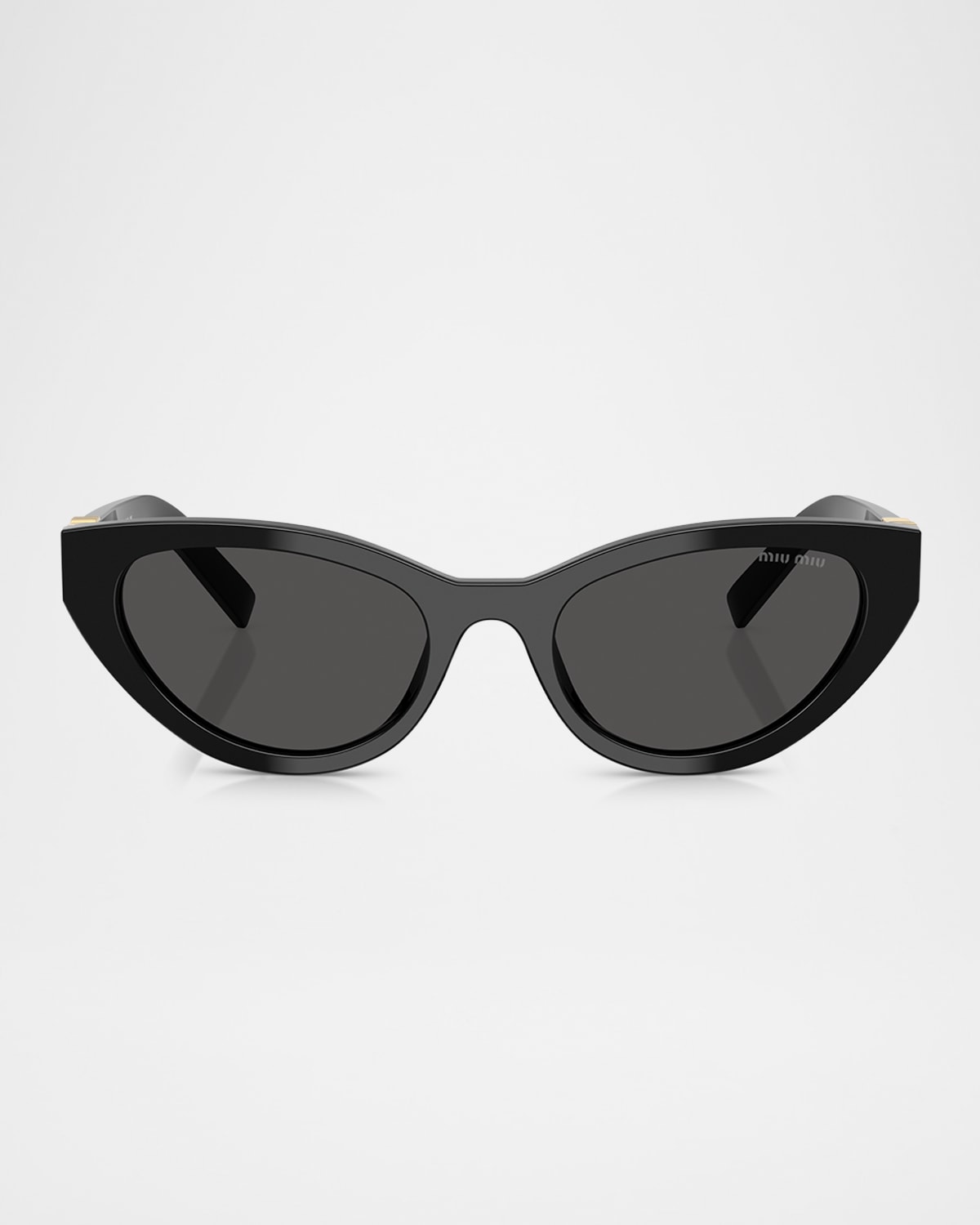 Miu Miu Mua04sf Butterfly Acetate Sunglasses In Black