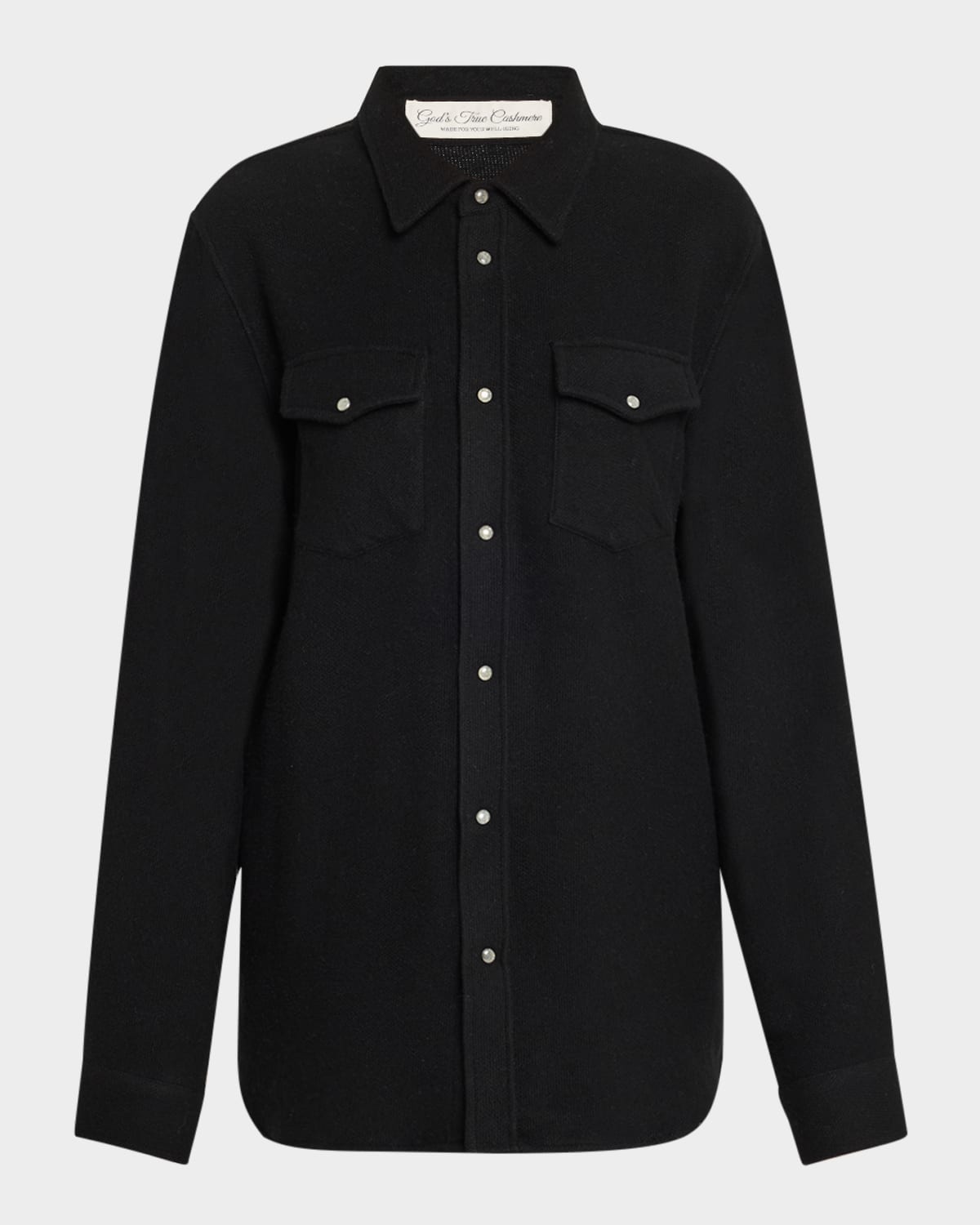 2-Pocket Cashmere Sunstone-Snap Shirt
