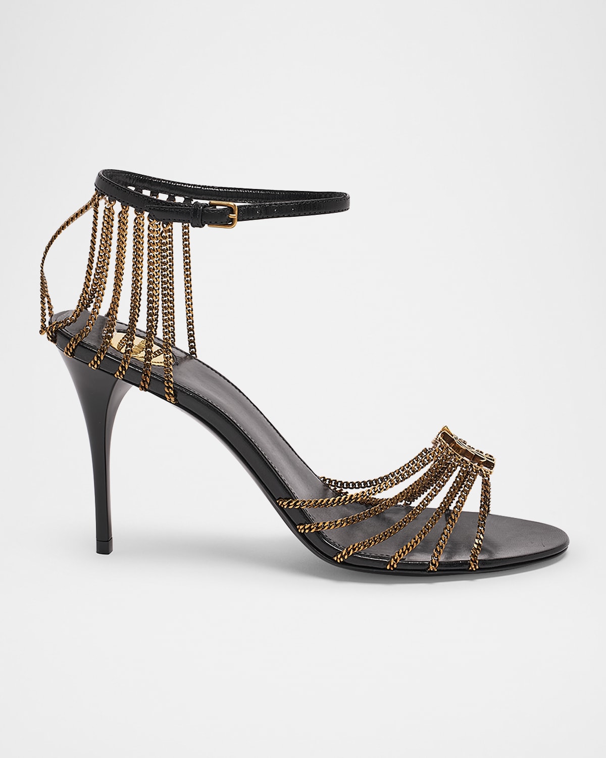 サンダル・ミュール Saint Laurent BABYLONE SILING BACK 90 (806685AAESX 1000) Saint Laurent Babylone Sling Back Flat | Pickle