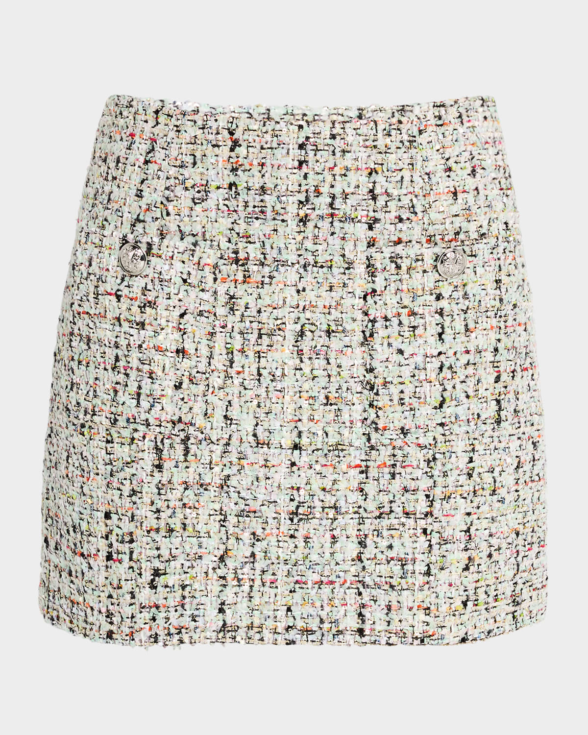 Cinq À Sept Randi Bouclé Skirt In Patina Multi