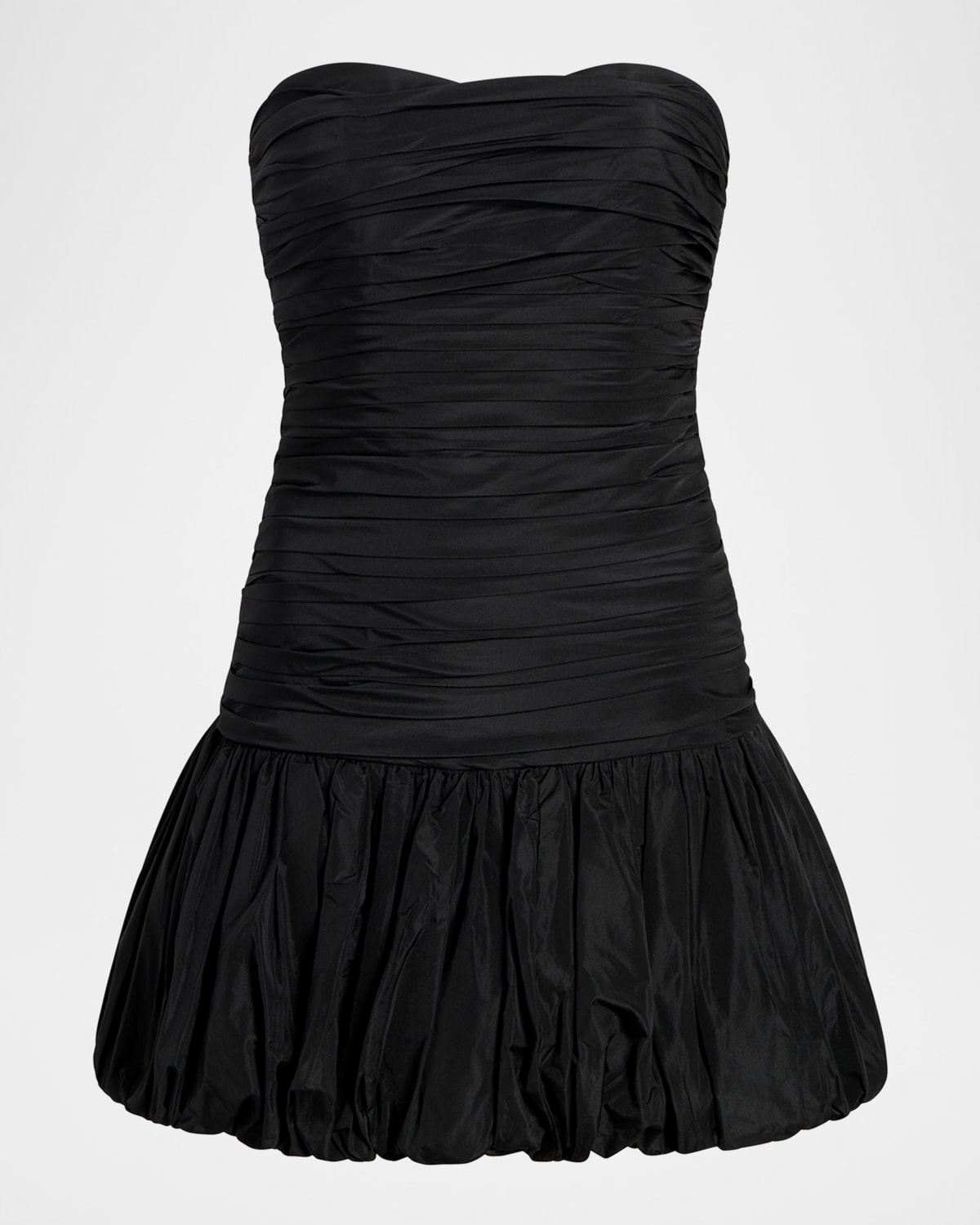 CINQ À SEPT ROSANNA STRAPLESS BUBBLE MINI DRESS 
