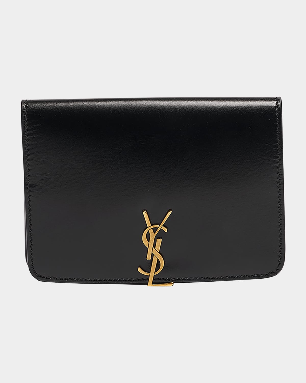 SAINT LAURENT YSL PASSPORT HOLDER IN CALFSKIN 