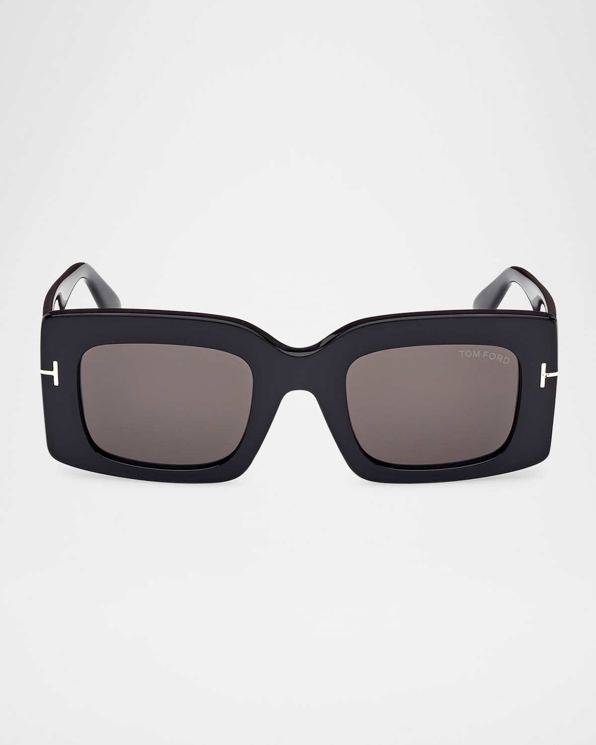 TOM FORD BRIGITTA RECTANGLE ACETATE SUNGLASSES 