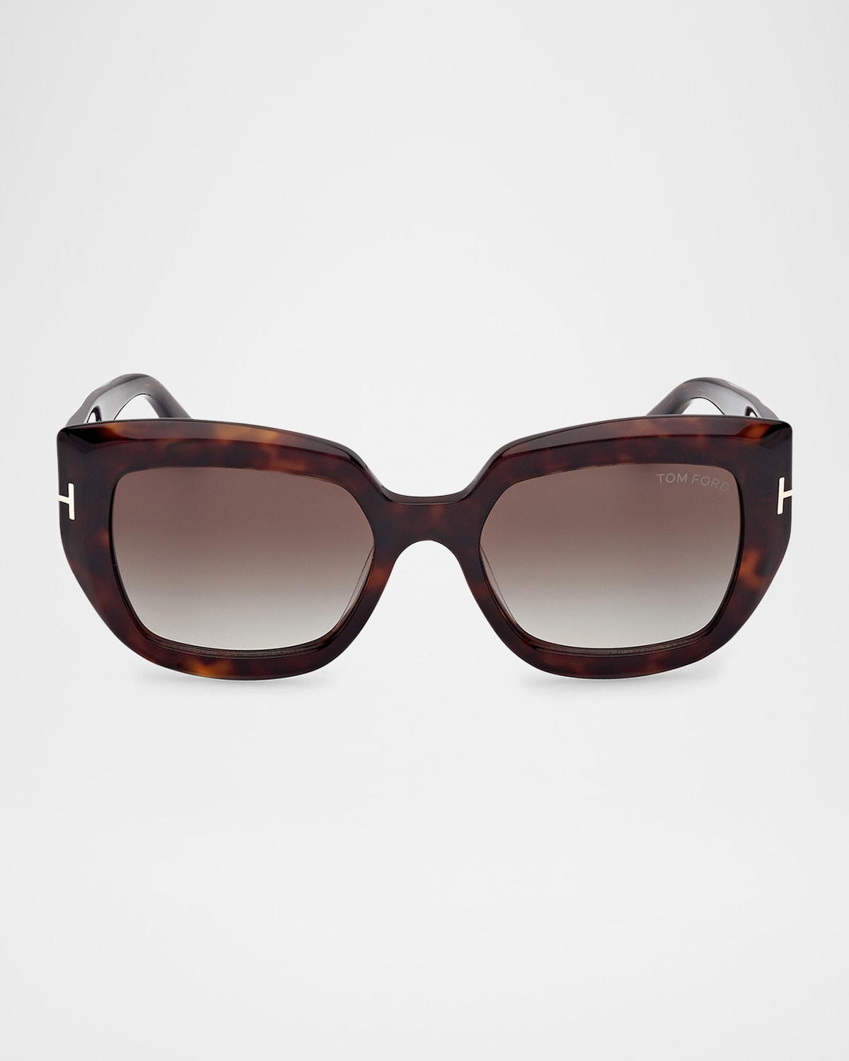 Tom Ford Saltzman Acetate Butterfly Sunglasses In Burgundy