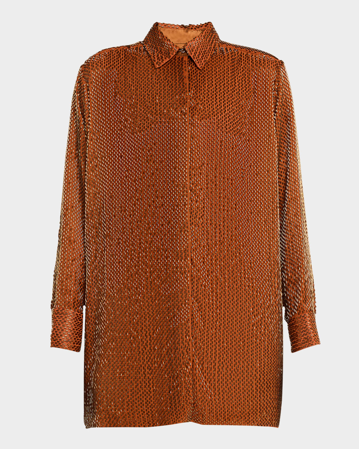 Marques'Almeida Embellished Long-Sleeve Shirt