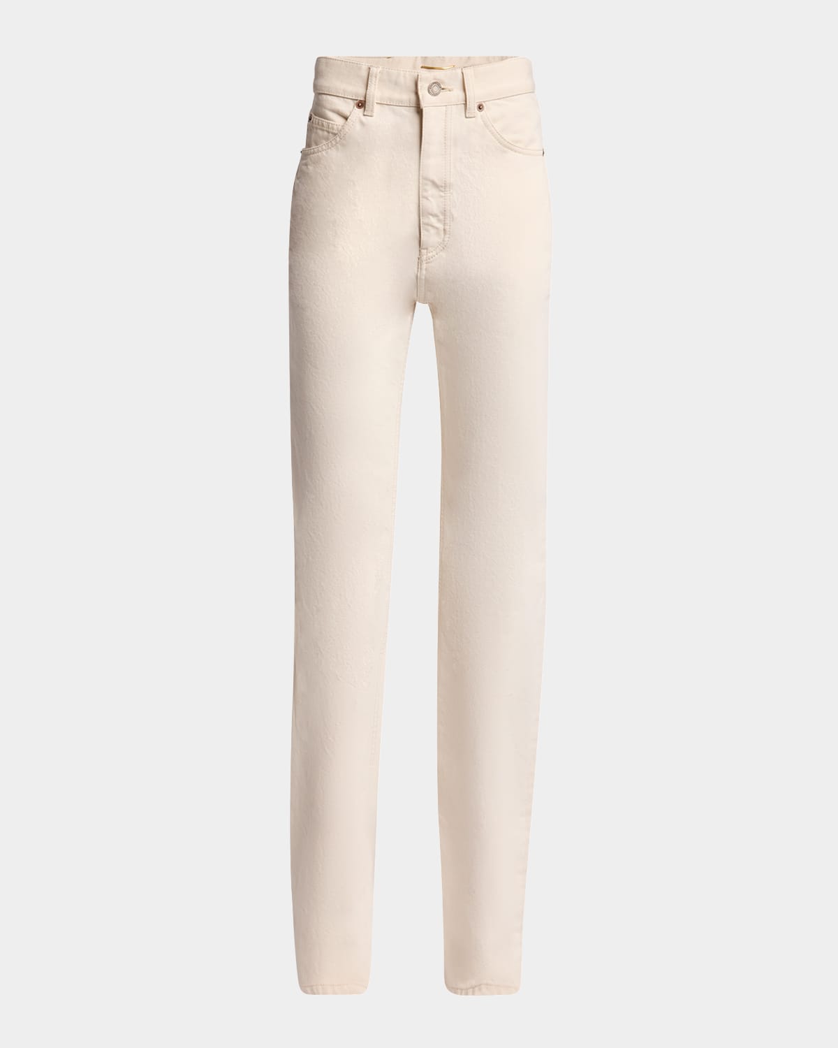 SAINT LAURENT STRAIGHT DENIM PANTS 
